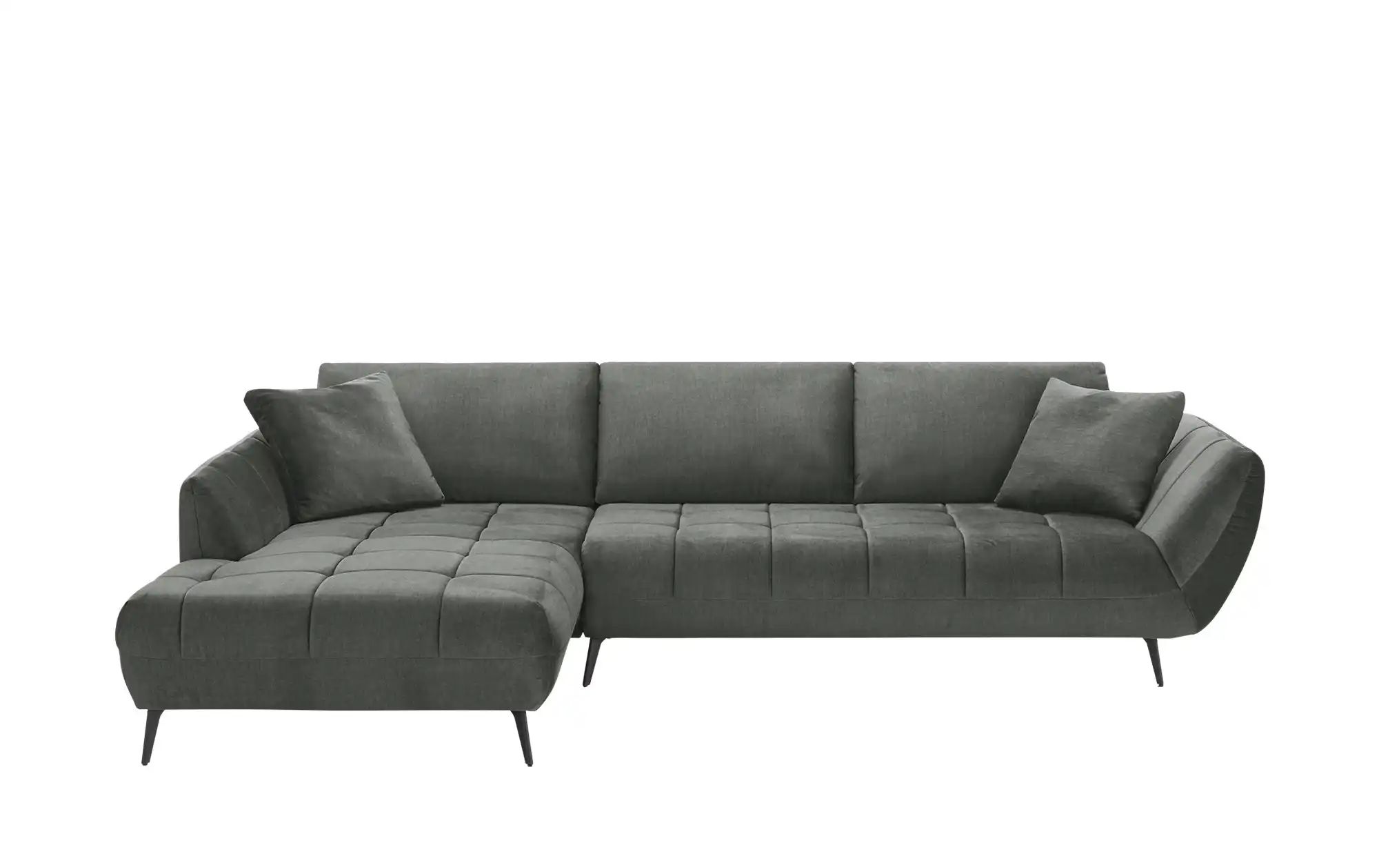 bobb Ecksofa mit Sitztiefenverstellung Carly ¦ grau ¦ Maße (cm): B: 320 H: 90 T: 215.0 Polstermöbel > Sofas > Ecksofas - Höffner