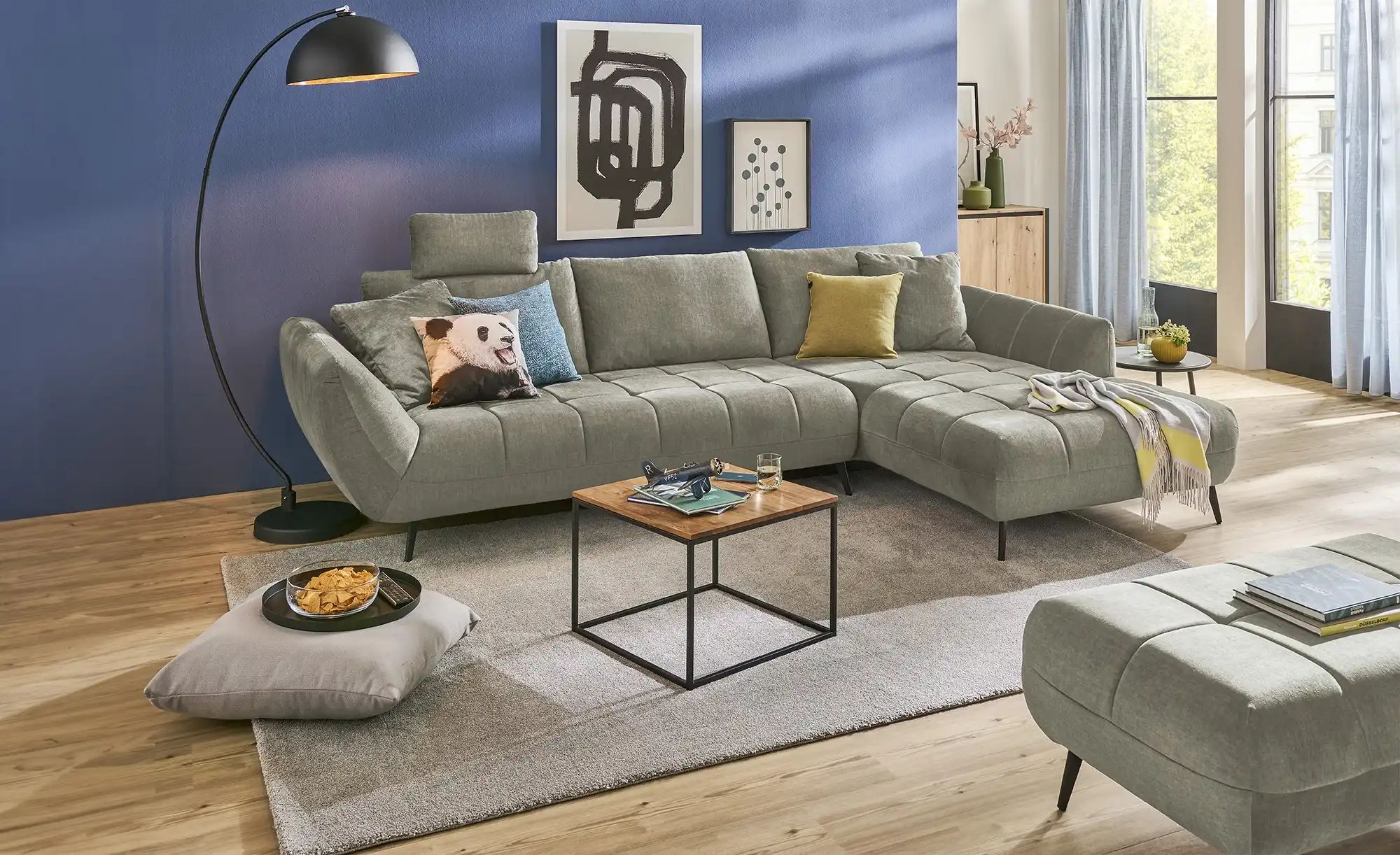 bobb Ecksofa   Carly ¦ grau ¦ Maße (cm): B: 313 H: 90 T: 215 Polstermöbel > günstig online kaufen