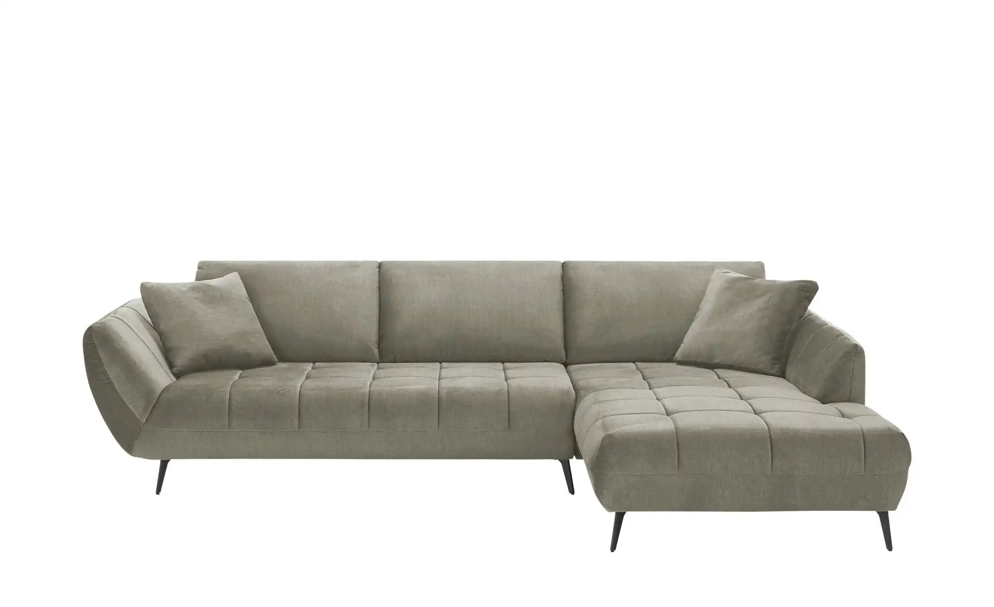 bobb Ecksofa mit Sitztiefenverstellung Carly ¦ grau ¦ Maße (cm): B: 320 H: 90 T: 215.0 Polstermöbel > Sofas > Ecksofas - Höffner