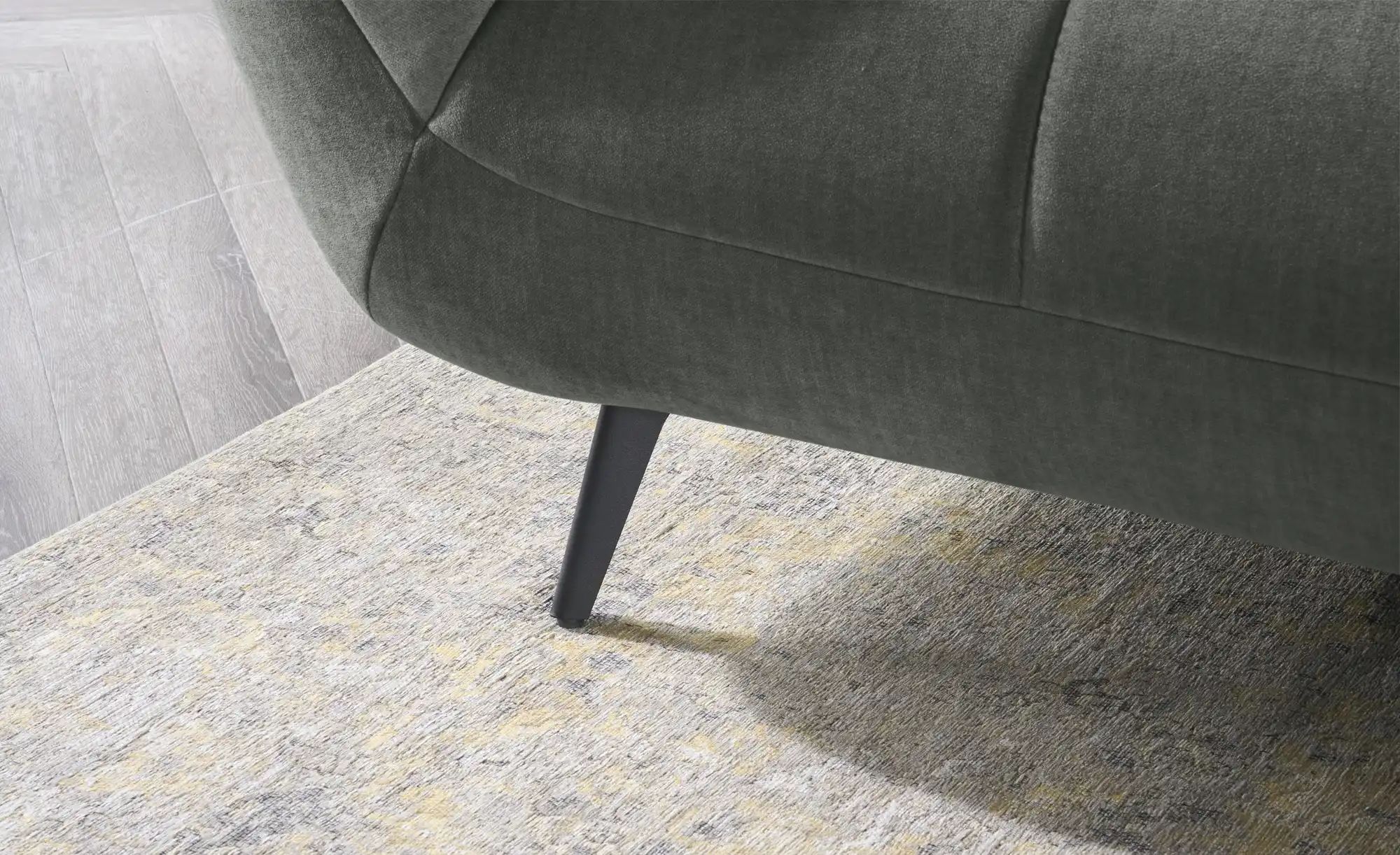 bobb Ecksofa mit Sitztiefenverstellung Carly ¦ grau ¦ Maße (cm): B: 313 H: günstig online kaufen