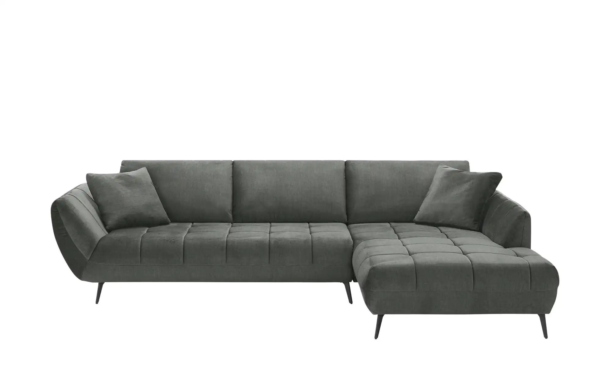 bobb Ecksofa mit Sitztiefenverstellung Carly ¦ grau ¦ Maße (cm): B: 313 H: günstig online kaufen