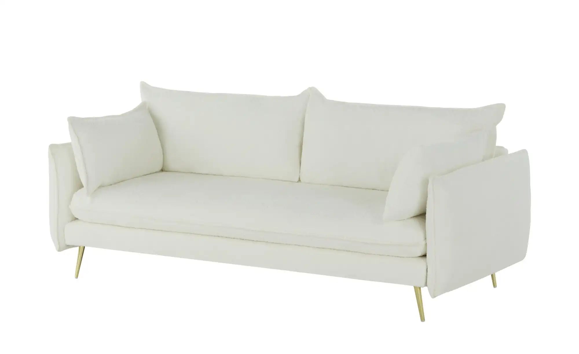 Big Sofa  Edesia ¦ weiß ¦ Maße (cm): B: 215 H: 80 T: 100 Polstermöbel > Sof günstig online kaufen