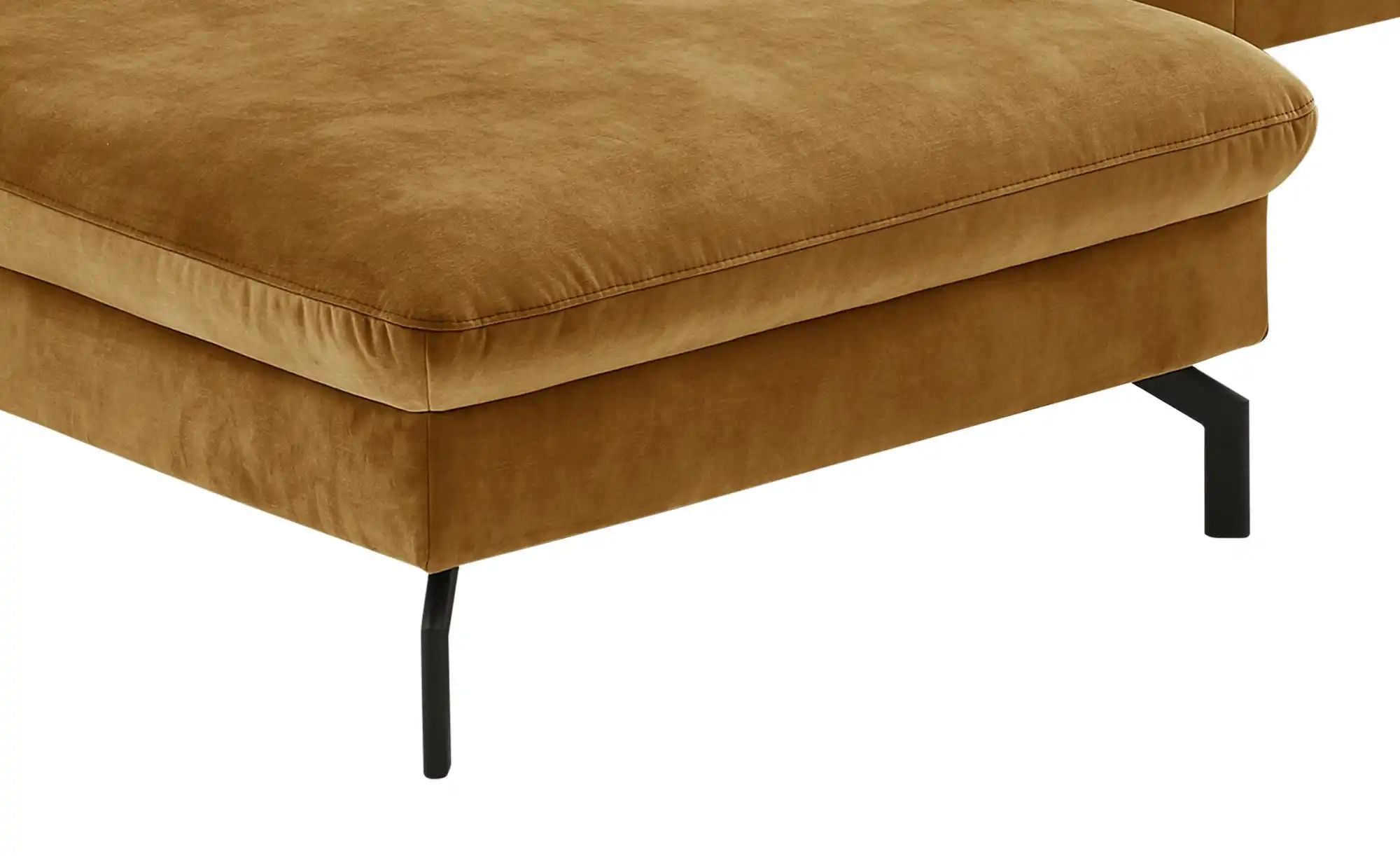 meinSofa Wohnlandschaft aus Mikrofaser Grace ¦ gold ¦ Maße (cm): B: 337 H: günstig online kaufen