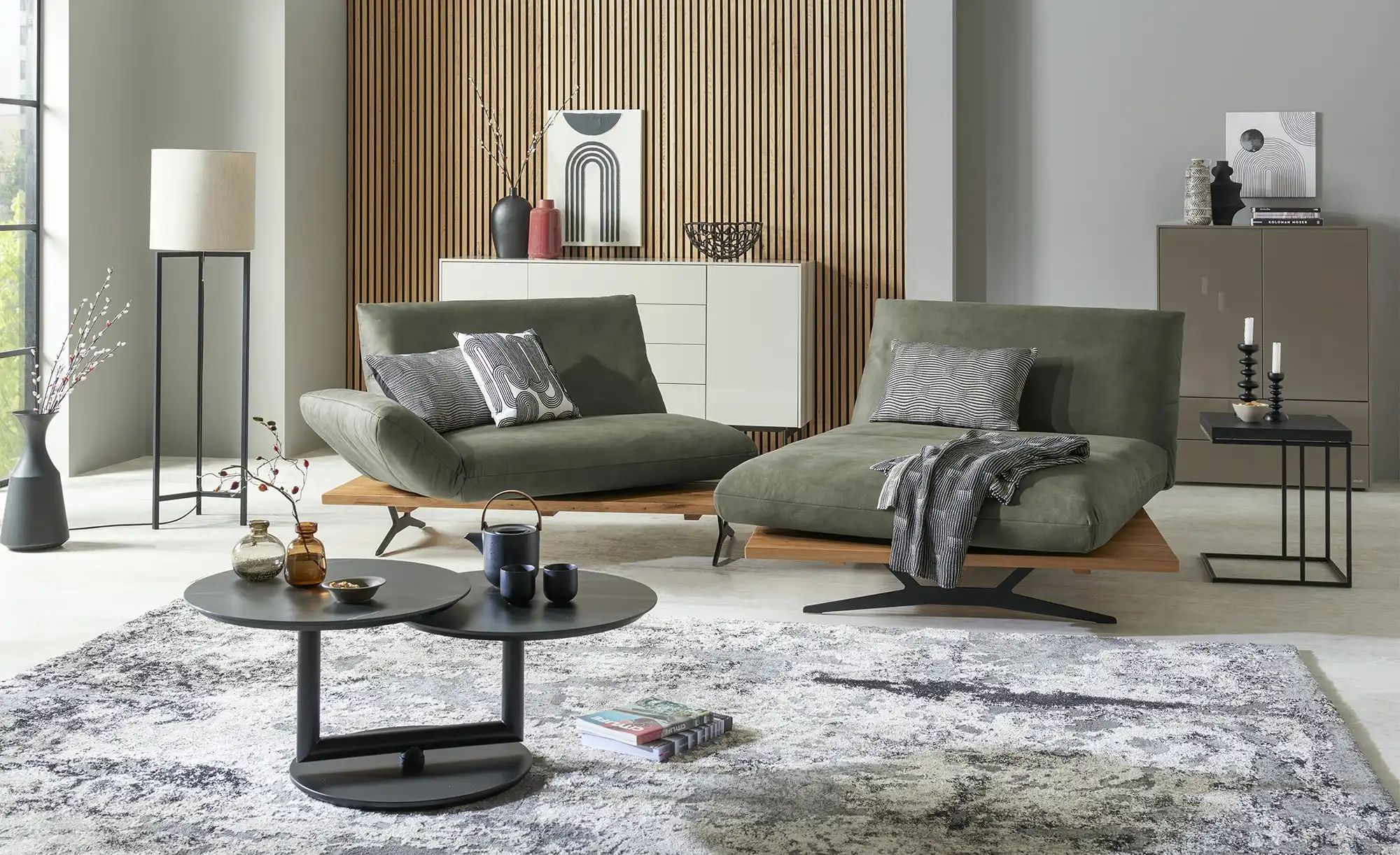 Thumbnail - KOINOR Ecksofa Marilyn ¦ grün ¦ Maße (cm): B: 292 H: 96 T: 160.0 Polstermöbel > Sofas > Ecksofas - Höffner