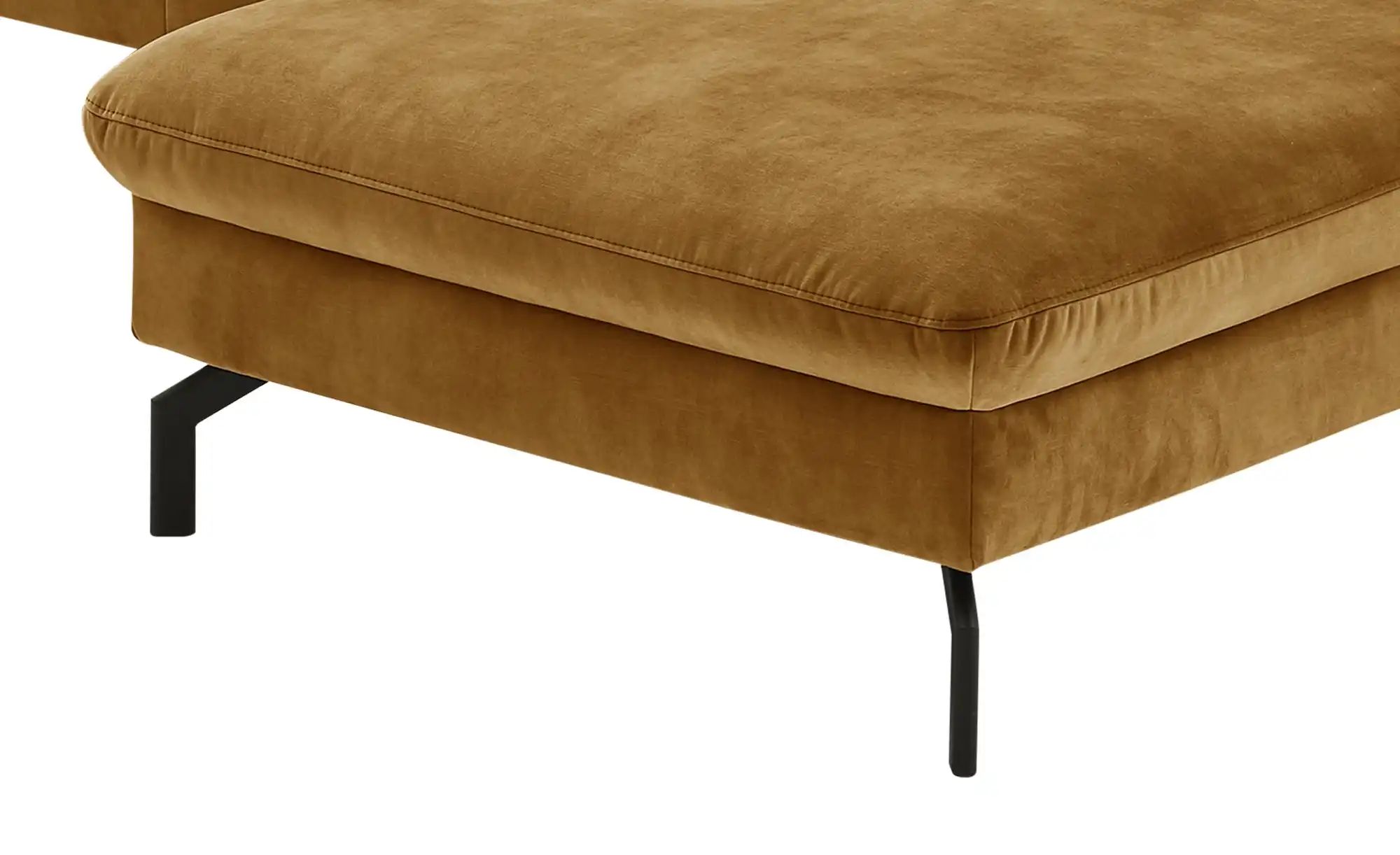 meinSofa Wohnlandschaft aus Mikrofaser Grace ¦ gold ¦ Maße (cm): B: 337 H: günstig online kaufen