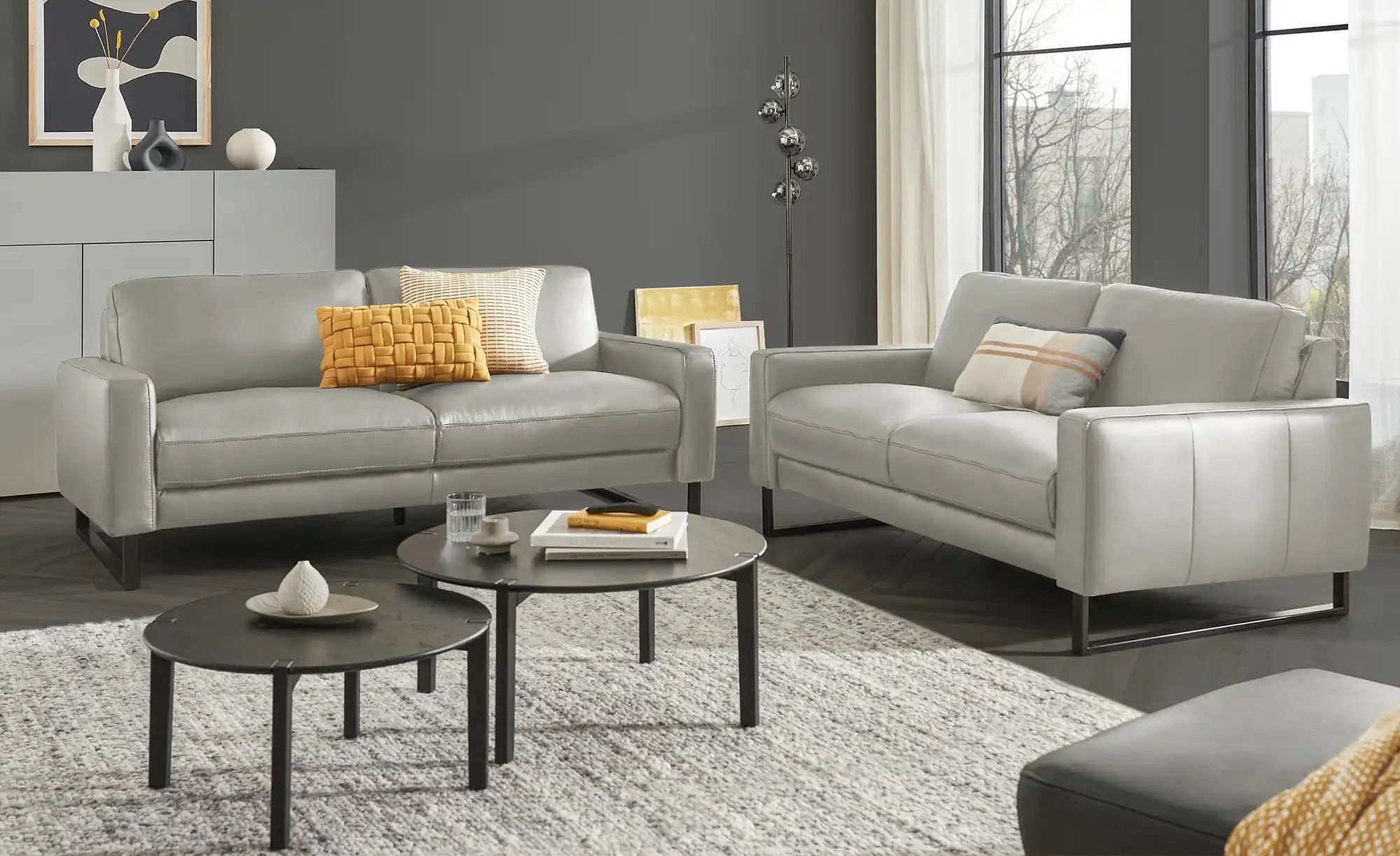 Thumbnail - Ravensberger Werkstätten Einzelsofa RW-Select ¦ grau ¦ Maße (cm): B: 162 H: 94 T: 77.0 Polstermöbel > Sofas > 2-Sitzer ...