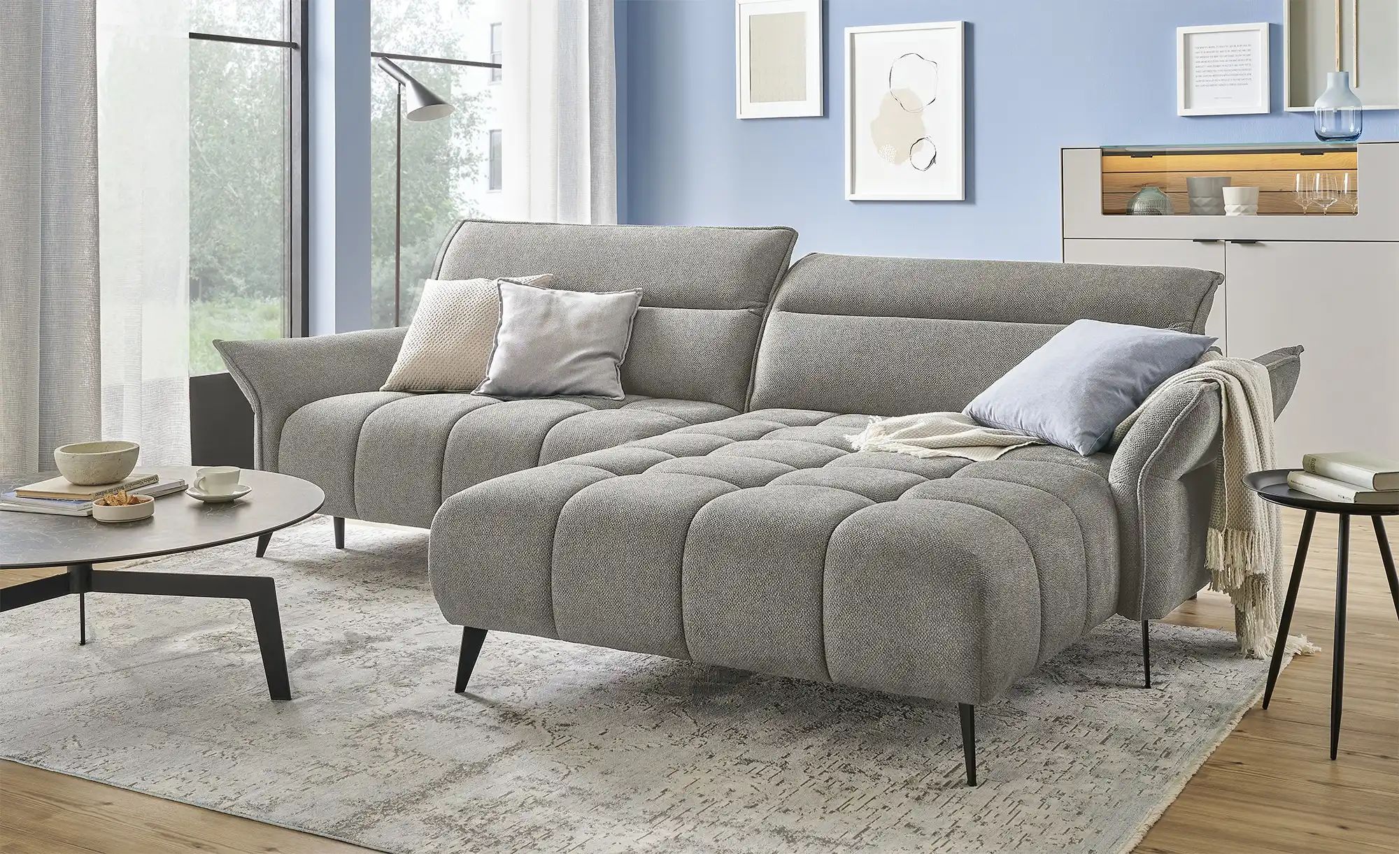 switch Ecksofa  Cavani ¦ grau ¦ Maße (cm): B: 272 H: 95 T: 180 Polstermöbel günstig online kaufen