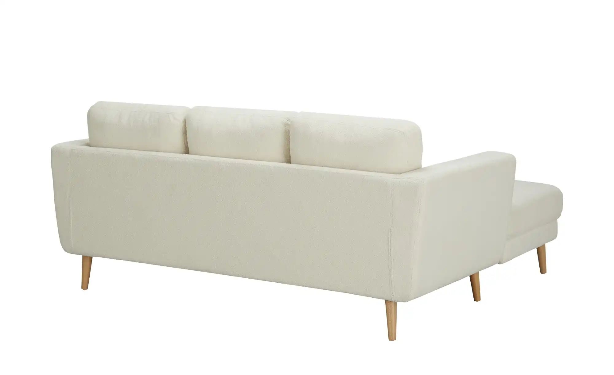 uno Ecksofa Teddystoff Scandi 2235 ¦ creme ¦ Maße (cm): B: 185 H: 87 T: 152 günstig online kaufen