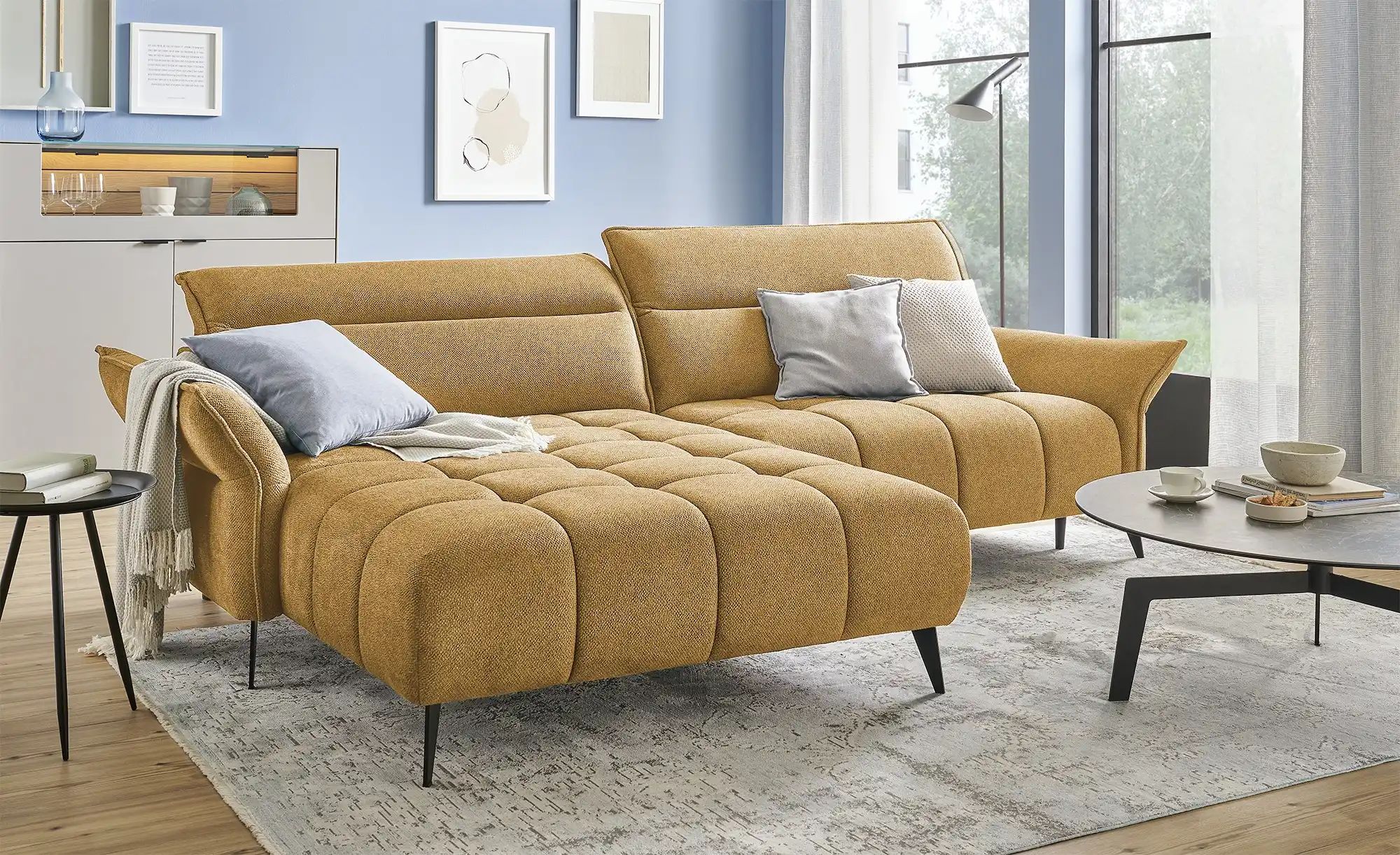 Thumbnail - switch Ecksofa  Cavani ¦ gelb ¦ Maße (cm): B: 272 H: 95 T: 180.0 Polstermöbel > Sofas > Ecksofas - Höffner