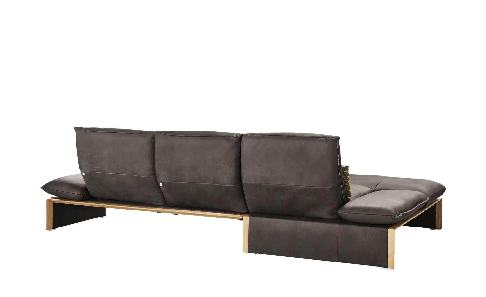 KOINOR Leder-Ecksofa mit Massivholzrahmen aus Wildeiche Humfrey ¦ braun ¦ M günstig online kaufen