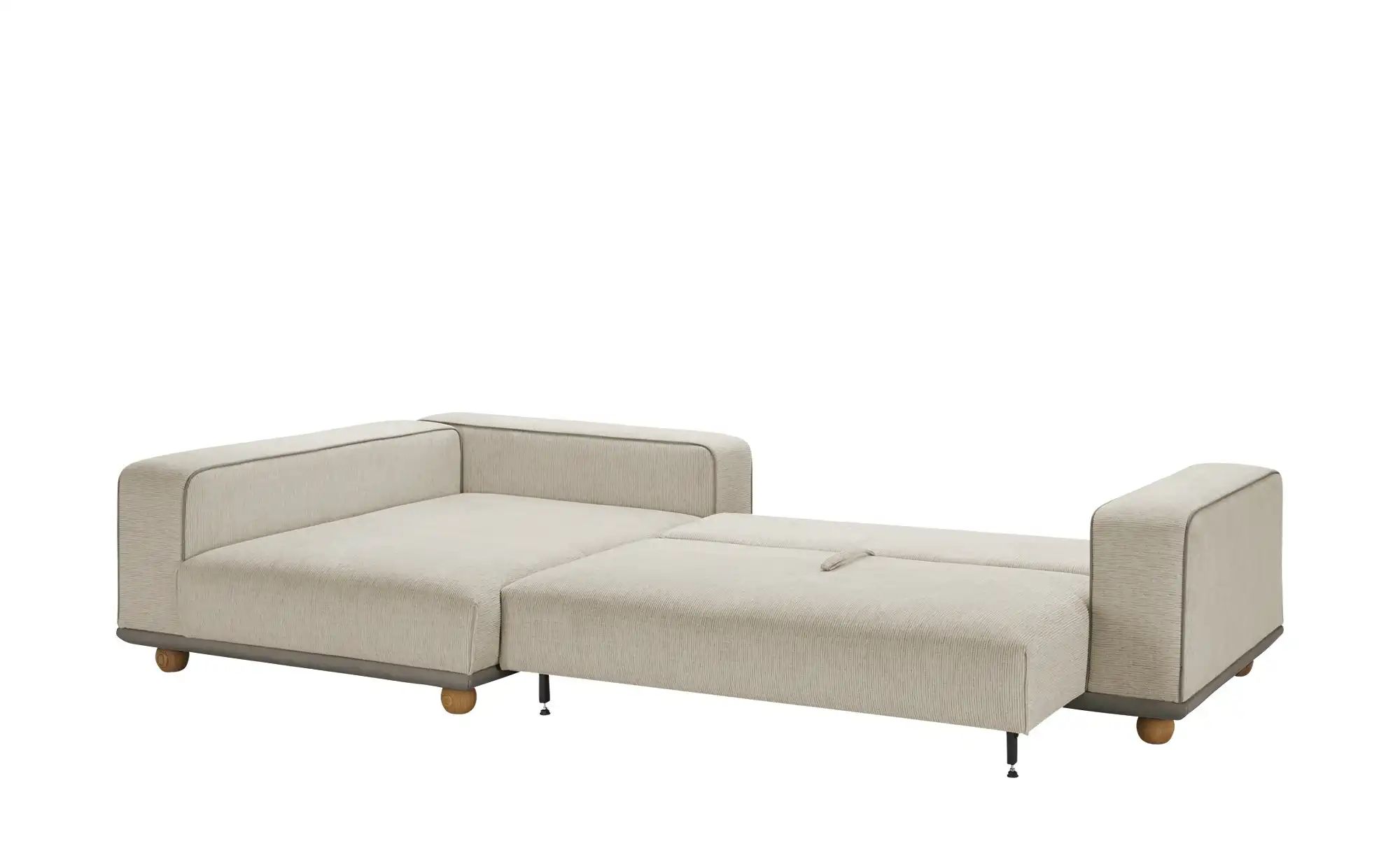 switch Ecksofa aus Mikrofaser Cora ¦ beige ¦ Maße (cm): B: 305 H: 88 T: 173 günstig online kaufen