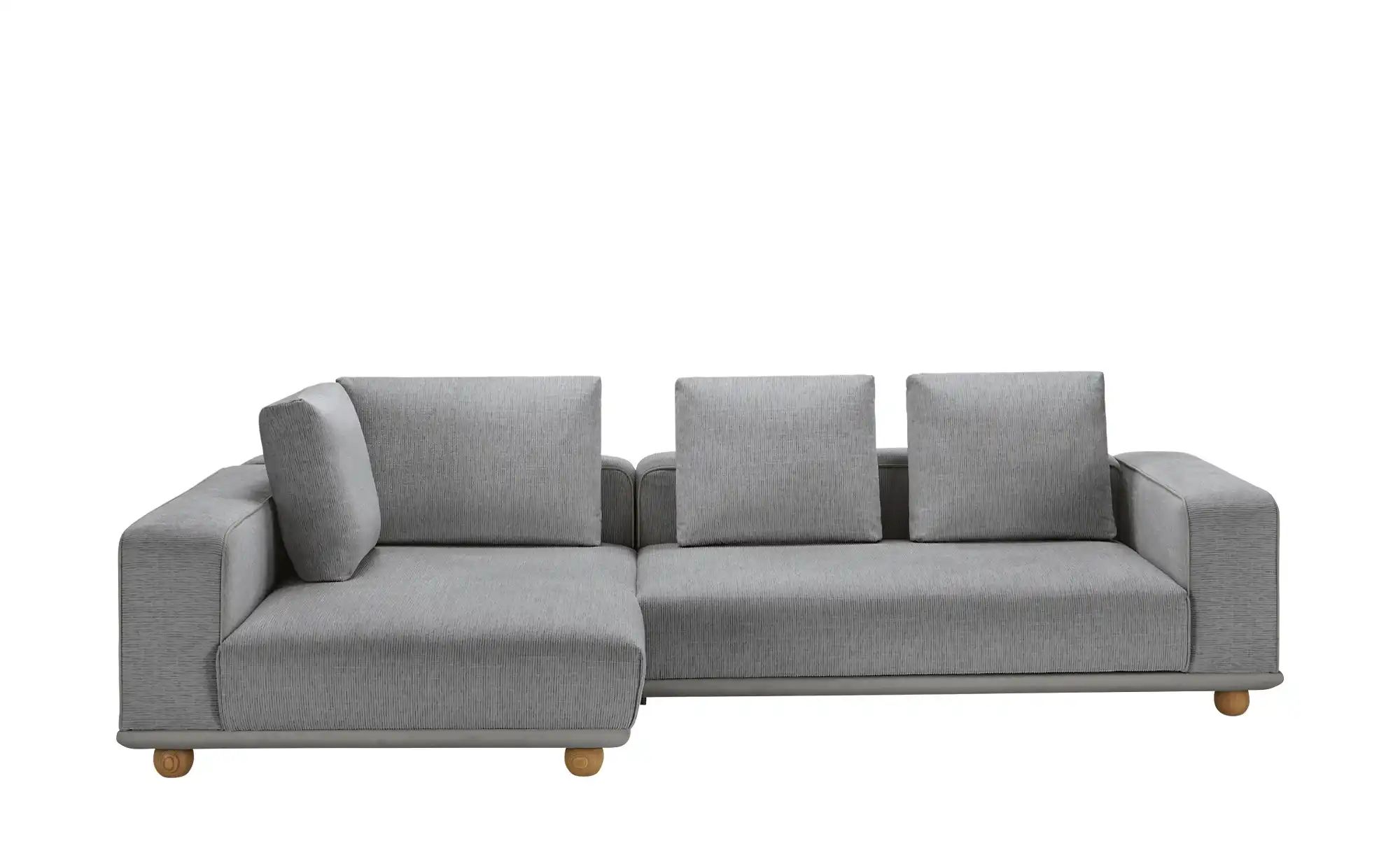 switch Ecksofa aus Mikrofaser Cora ¦ grau ¦ Maße (cm): B: 305 H: 88 T: 173 günstig online kaufen