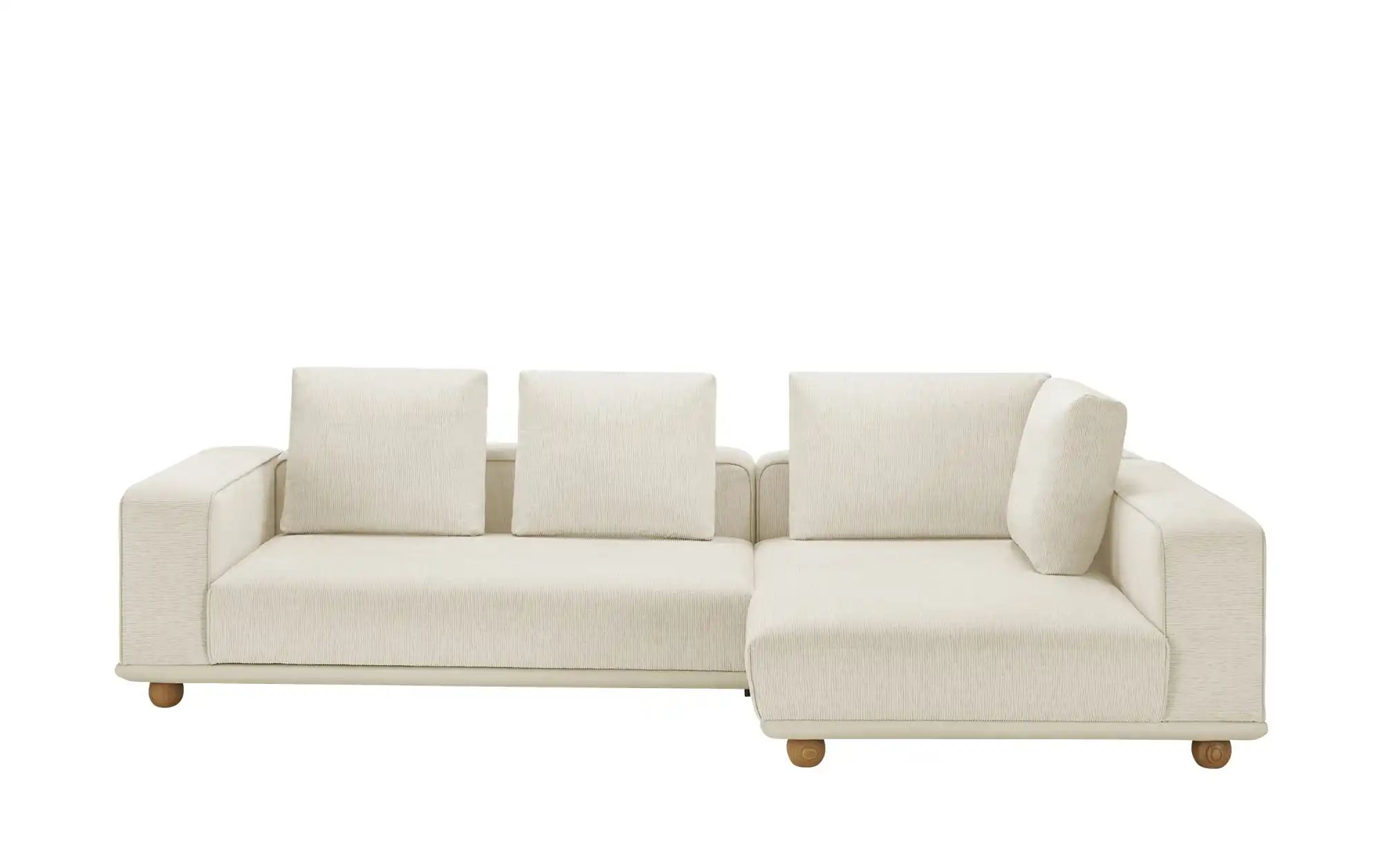 switch Ecksofa aus Mikrofaser Cora ¦ creme ¦ Maße (cm): B: 305 H: 88 T: 173 günstig online kaufen