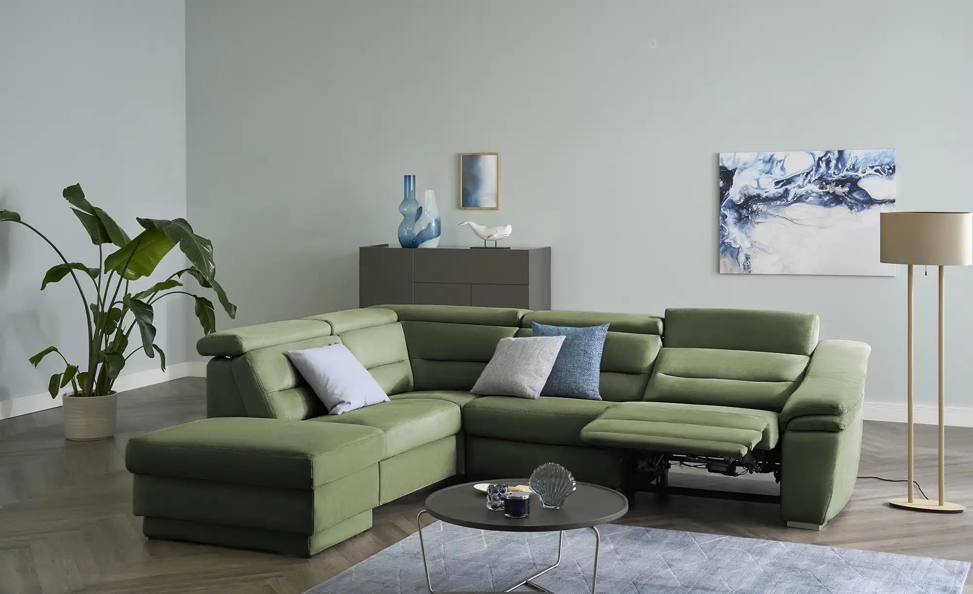 Thumbnail - meinSofa Ecksofa Ivonne ¦ grün ¦ Maße (cm): B: 294 T: 245.0 Polstermöbel > Sofas > Ecksofas - Höffner