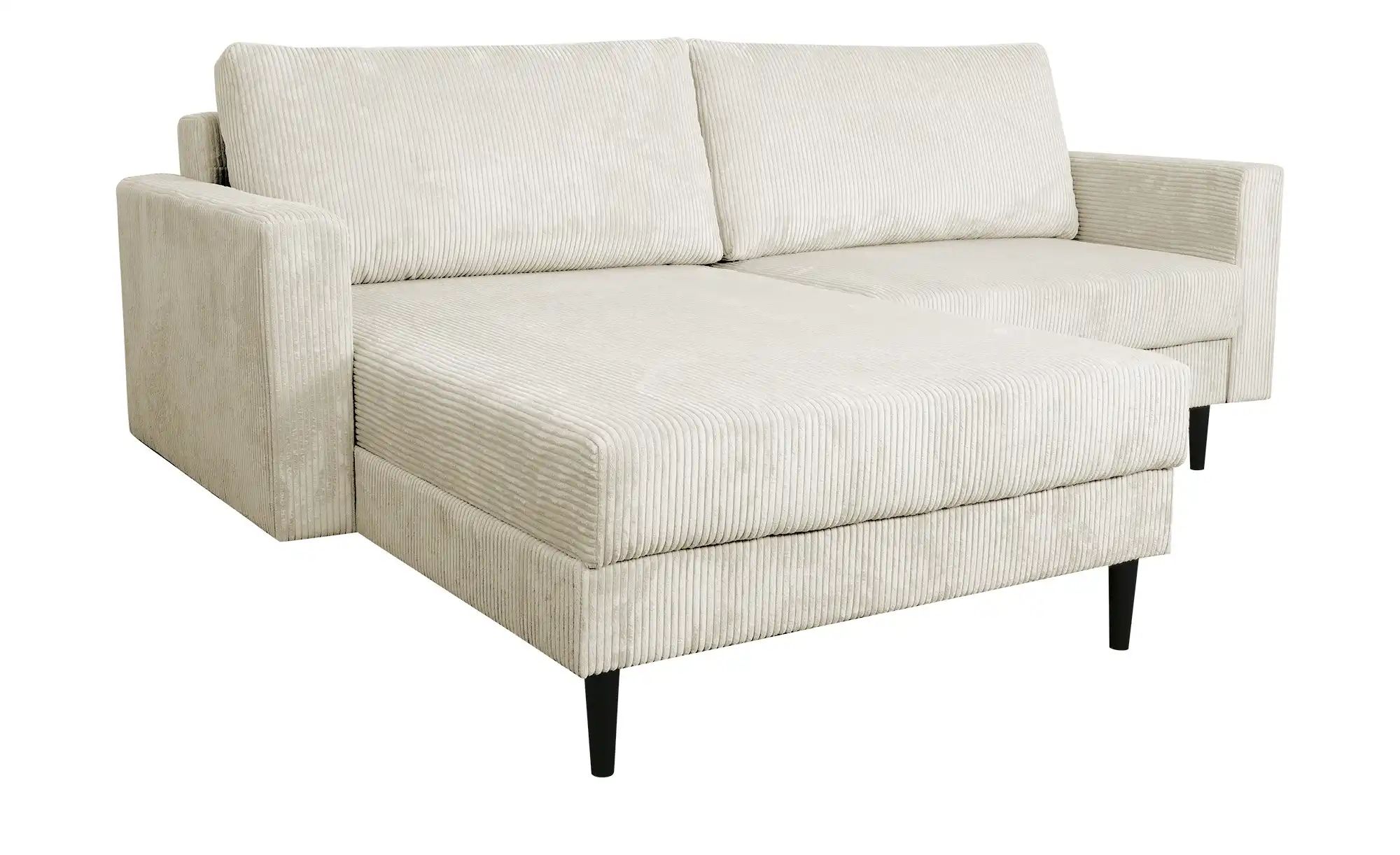 Thumbnail - uno Ecksofa trendiger Cordstoff Livorno ¦ creme ¦ Maße (cm): B: 221 H: 105 T: 153.0 Polstermöbel > Sofas > Ecksofas - Hö...