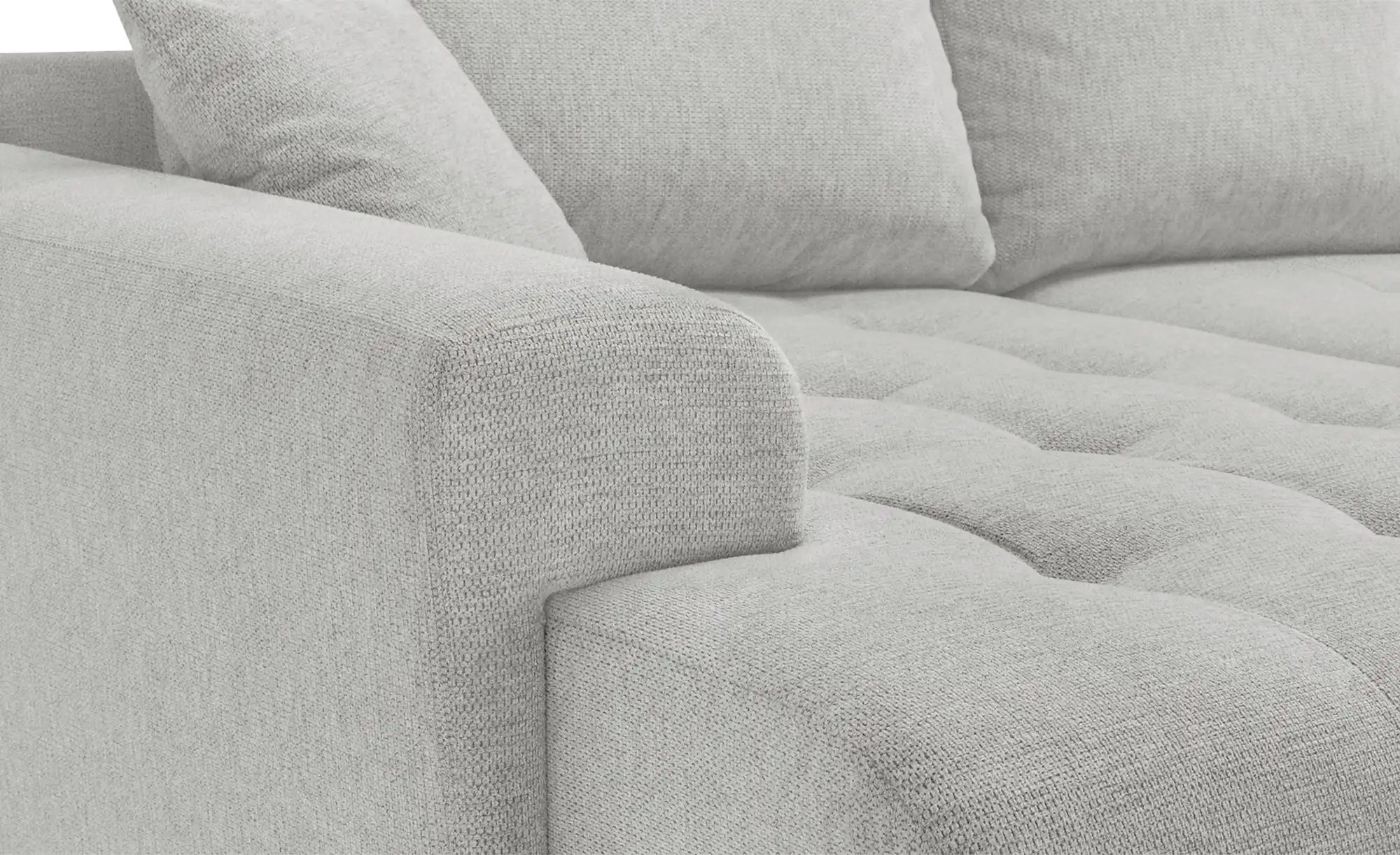 Wohnlandschaft mit Schlaffunktion Lemie ¦ grau ¦ Maße (cm): B: 356 H: 85 T: günstig online kaufen