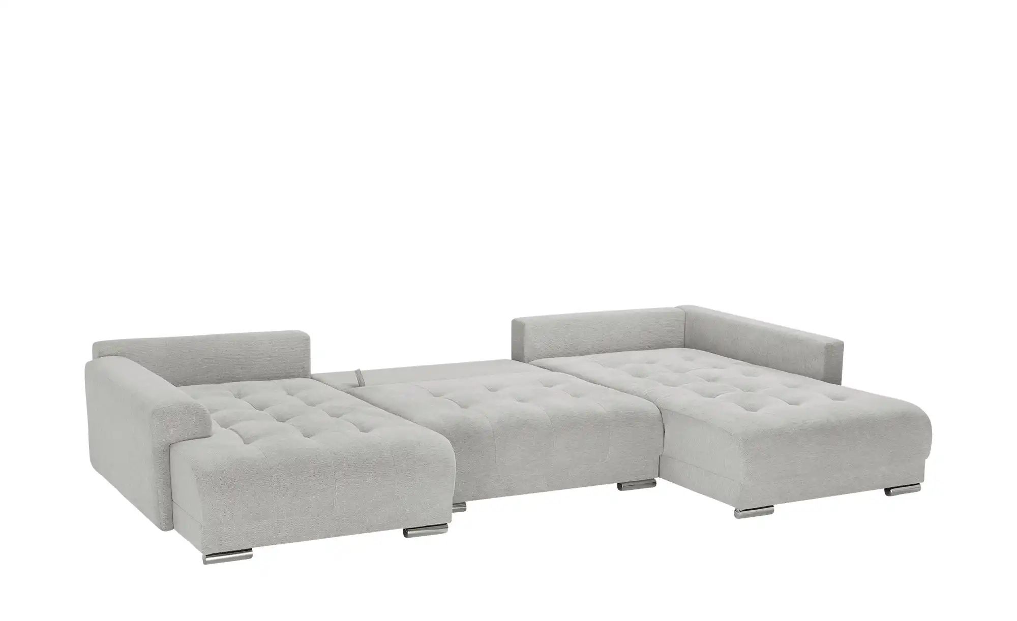 Thumbnail - Wohnlandschaft mit Schlaffunktion Lemie ¦ grau ¦ Maße (cm): B: 356 H: 85 T: 218.0 Polstermöbel > Sofas > Wohnlandschafte...