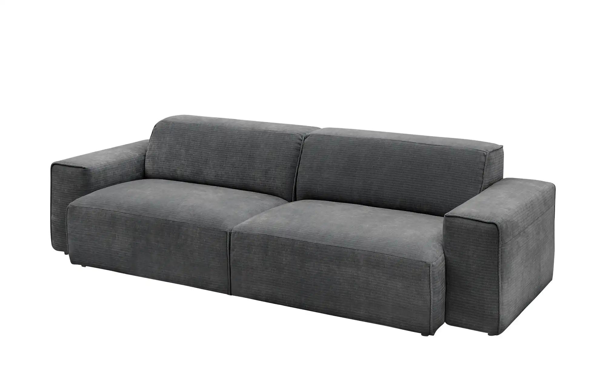 Thumbnail - Gray & Jones Einzelsofa im Trendstoff Baltic Breeze ¦ grau ¦ Maße (cm): B: 216 H: 71 T: 101.0 Polstermöbel > Sofas > 2-S...