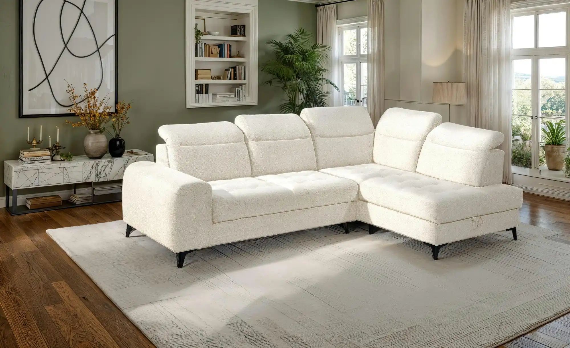 Thumbnail - Ecksofa  Rockdale ¦ creme ¦ Maße (cm): B: 282 H: 90 T: 200.0 Polstermöbel > Sofas > Ecksofas - Höffner