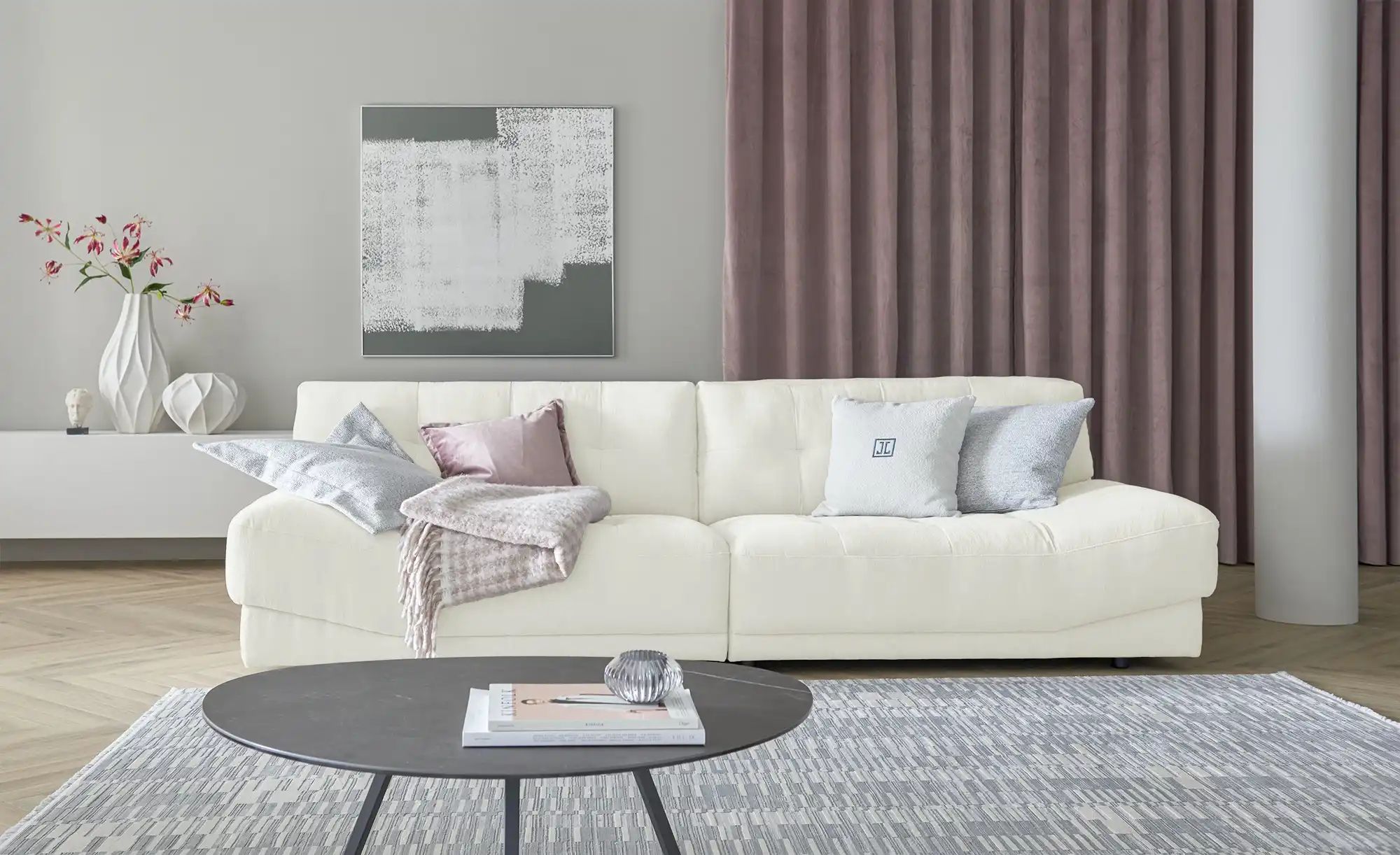 Thumbnail - Jette Home Bigsofa  Easy ¦ grau ¦ Maße (cm): B: 278 H: 83 T: 123.0 Polstermöbel > Sofas > 2-Sitzer - Höffner