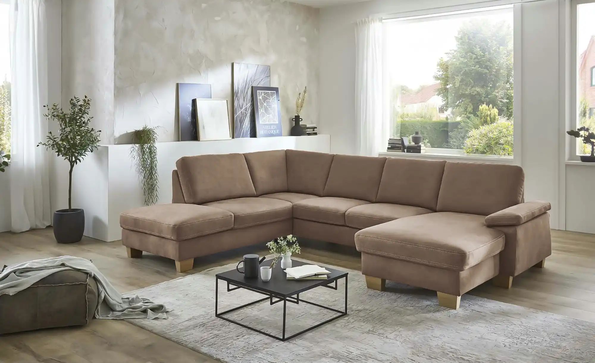 Thumbnail - meinSofa Wohnlandschaft  Samu ¦ braun ¦ Maße (cm): B: 316 H: 90 T: 235.0 Polstermöbel > Sofas > Wohnlandschaften - Höffn...