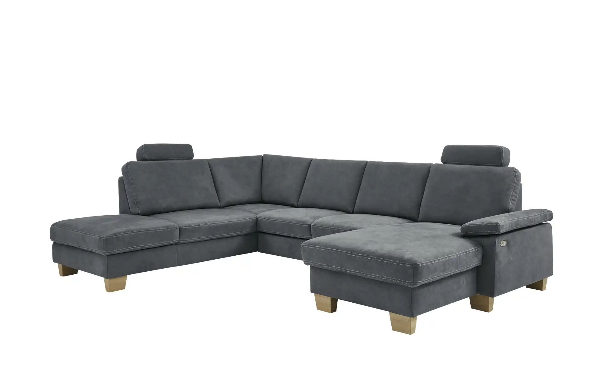 Thumbnail - meinSofa Wohnlandschaft Samu ¦ grau ¦ Maße (cm): B: 316 H: 90 T: 235.0 Polstermöbel > Sofas > Schlafsofas - Höffner