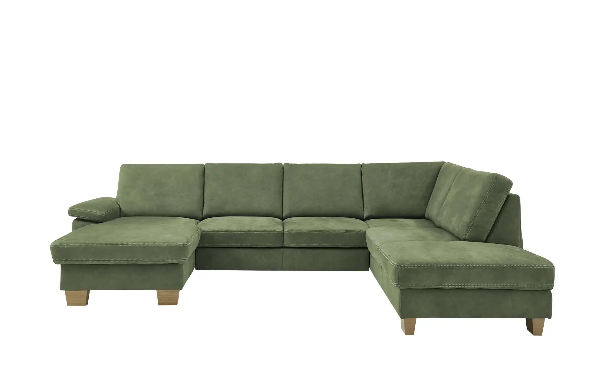 meinSofa Wohnlandschaft  Samu ¦ grün ¦ Maße (cm): B: 316 H: 90 T: 235 Polst günstig online kaufen