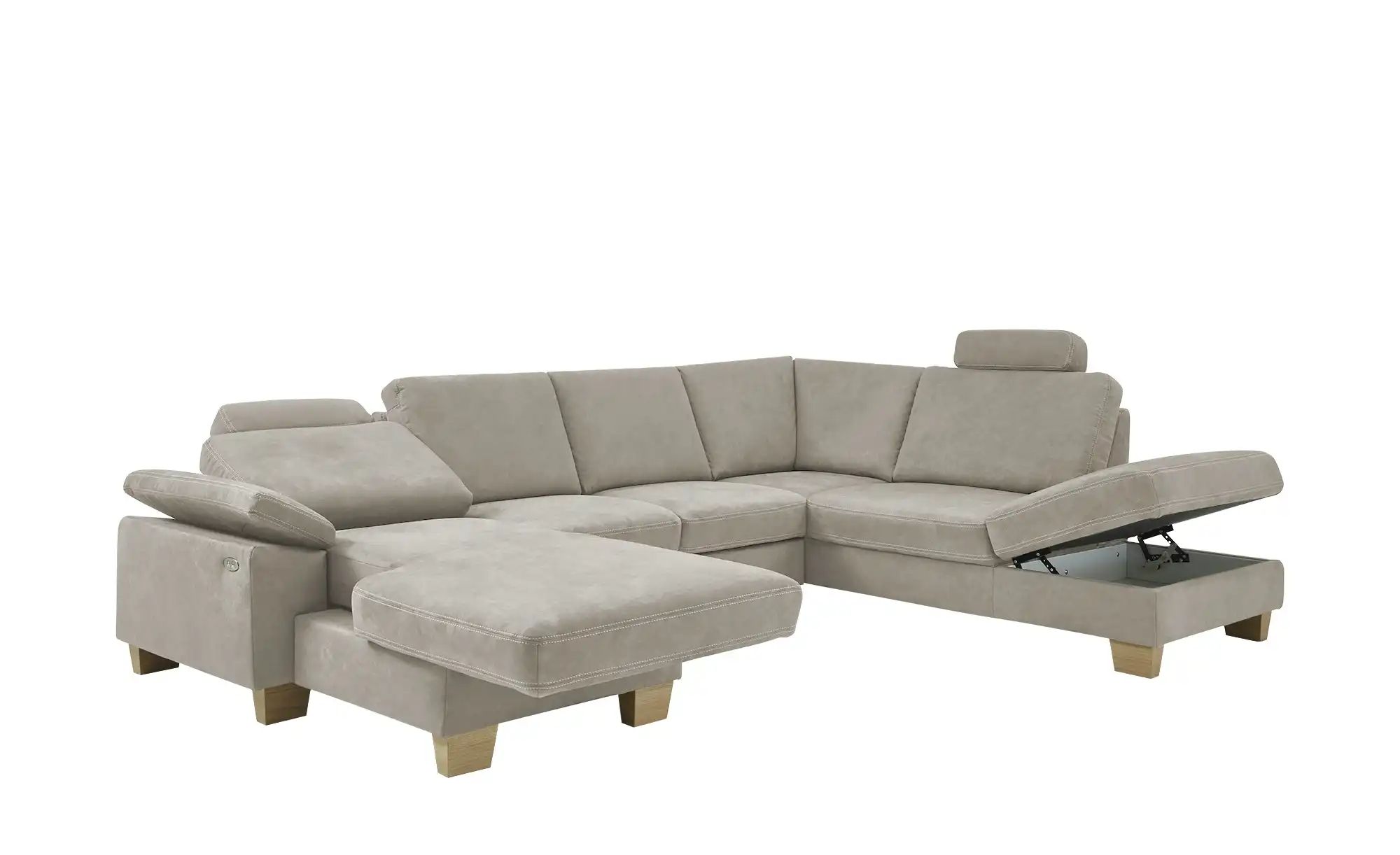 meinSofa Wohnlandschaft  Samu ¦ grau ¦ Maße (cm): B: 316 H: 90 T: 235 Polst günstig online kaufen