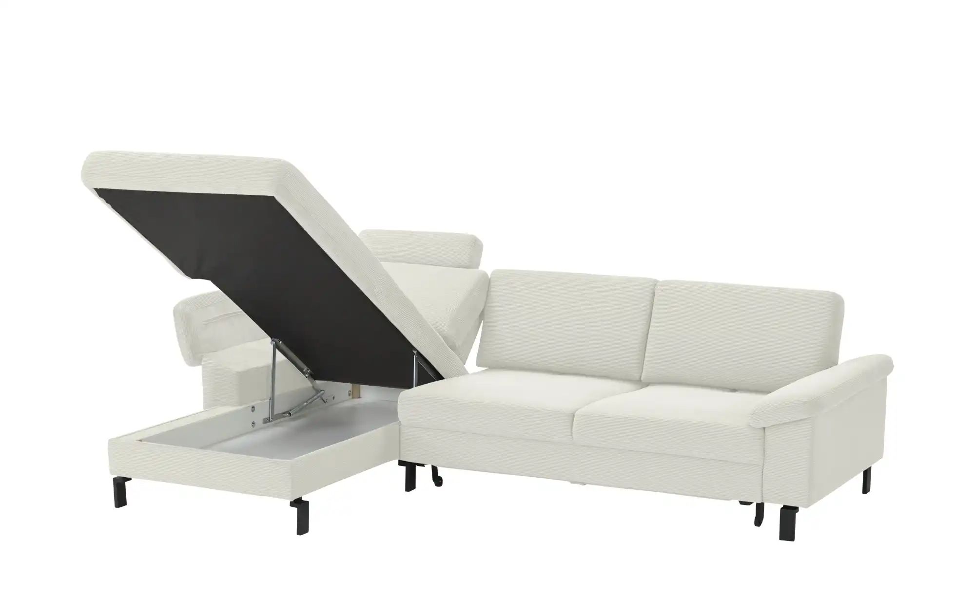 Thumbnail - Max Schelling Ecksofa Feincord Maximum Move ¦ weiß ¦ Maße (cm): B: 284 H: 85 T: 185.0 Polstermöbel > Sofas > Ecksofas - ...