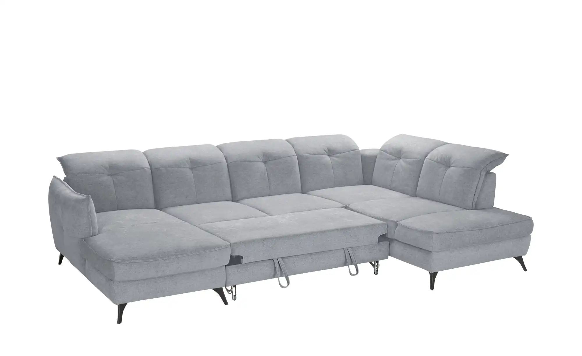 Thumbnail - medium Wohnlandschaft inklusive diverser Funktionen Milan ¦ grau Polstermöbel > Sofas > Wohnlandschaften - Höffner