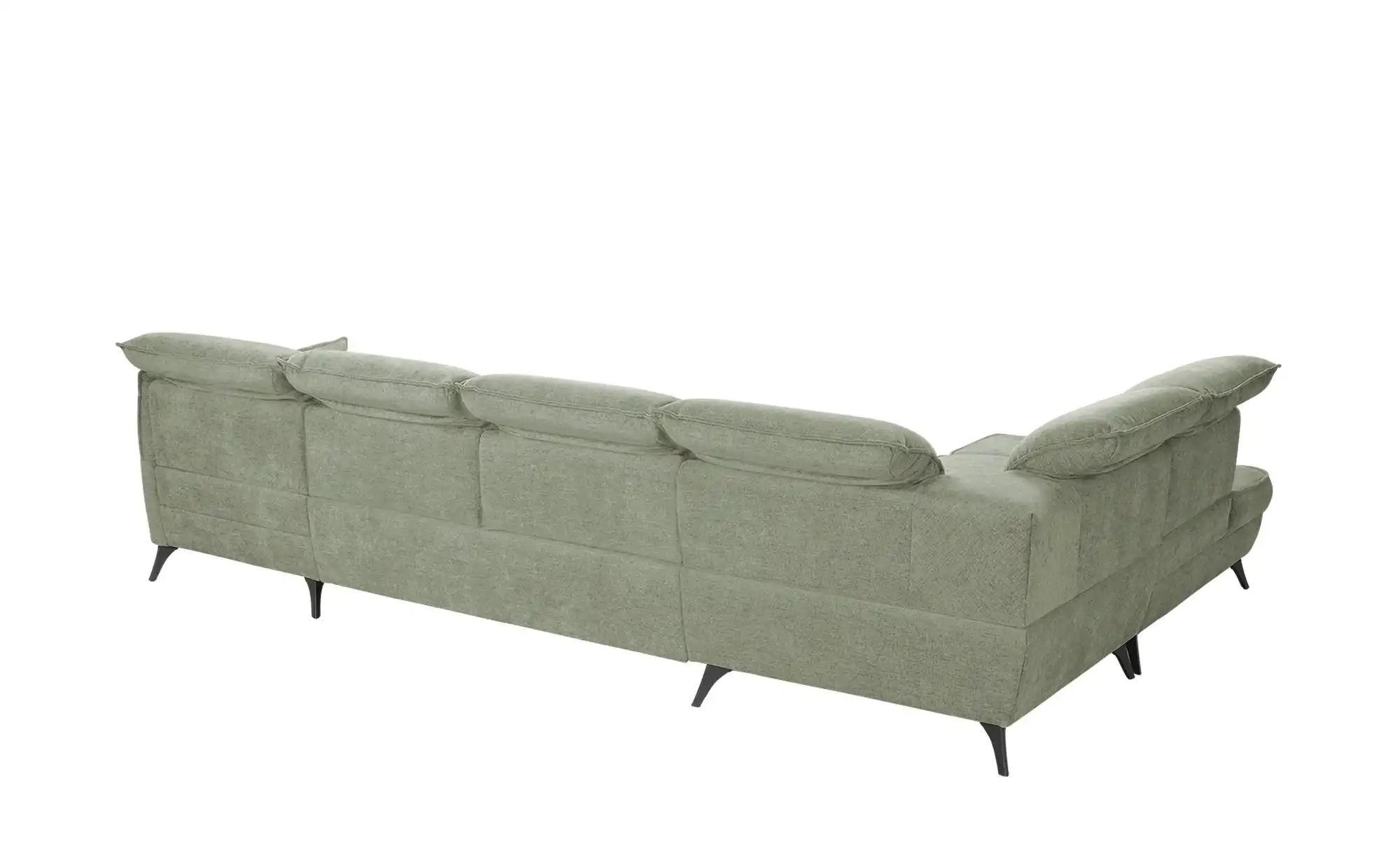 Thumbnail - medium Wohnlandschaft inklusive diverser Funktionen Milan ¦ grün ¦ Maße (cm): B: 350 H: 90 T: 240.0 Polstermöbel > Sofas...