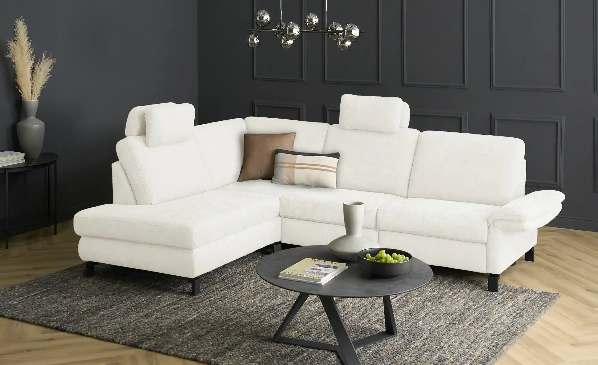 Max Schelling Ecksofa Flachgewebe Maximum Plus ¦ creme ¦ Maße (cm): B: 265 günstig online kaufen