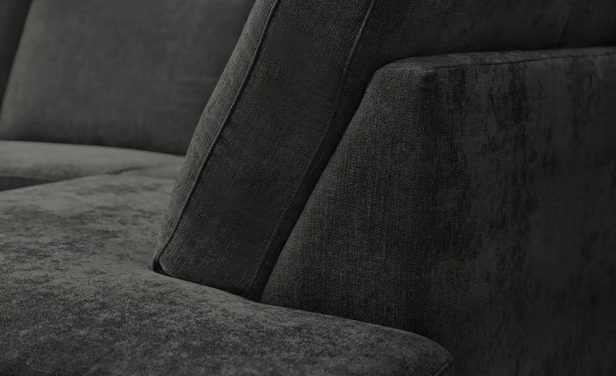 Max Schelling Ecksofa Flachgewebe Maximum Plus ¦ schwarz ¦ Maße (cm): B: 26 günstig online kaufen