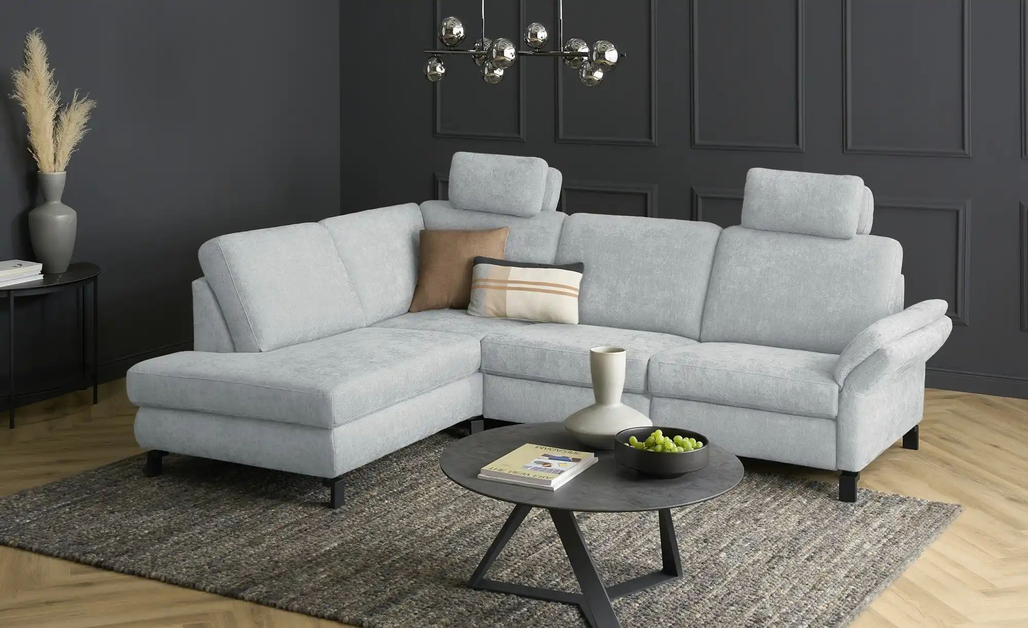 Max Schelling Ecksofa Flachgewebe Maximum Plus ¦ blau ¦ Maße (cm): B: 265 H günstig online kaufen