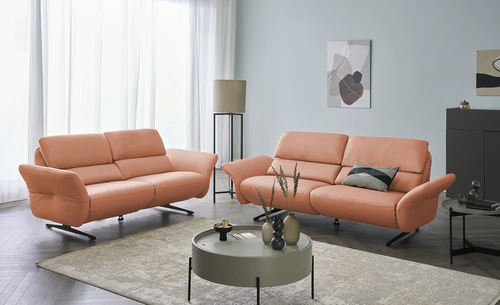 medium Einzelsofa  Yasmin ¦ orange ¦ Maße (cm): B: 240 H: 109 T: 168 Polste günstig online kaufen