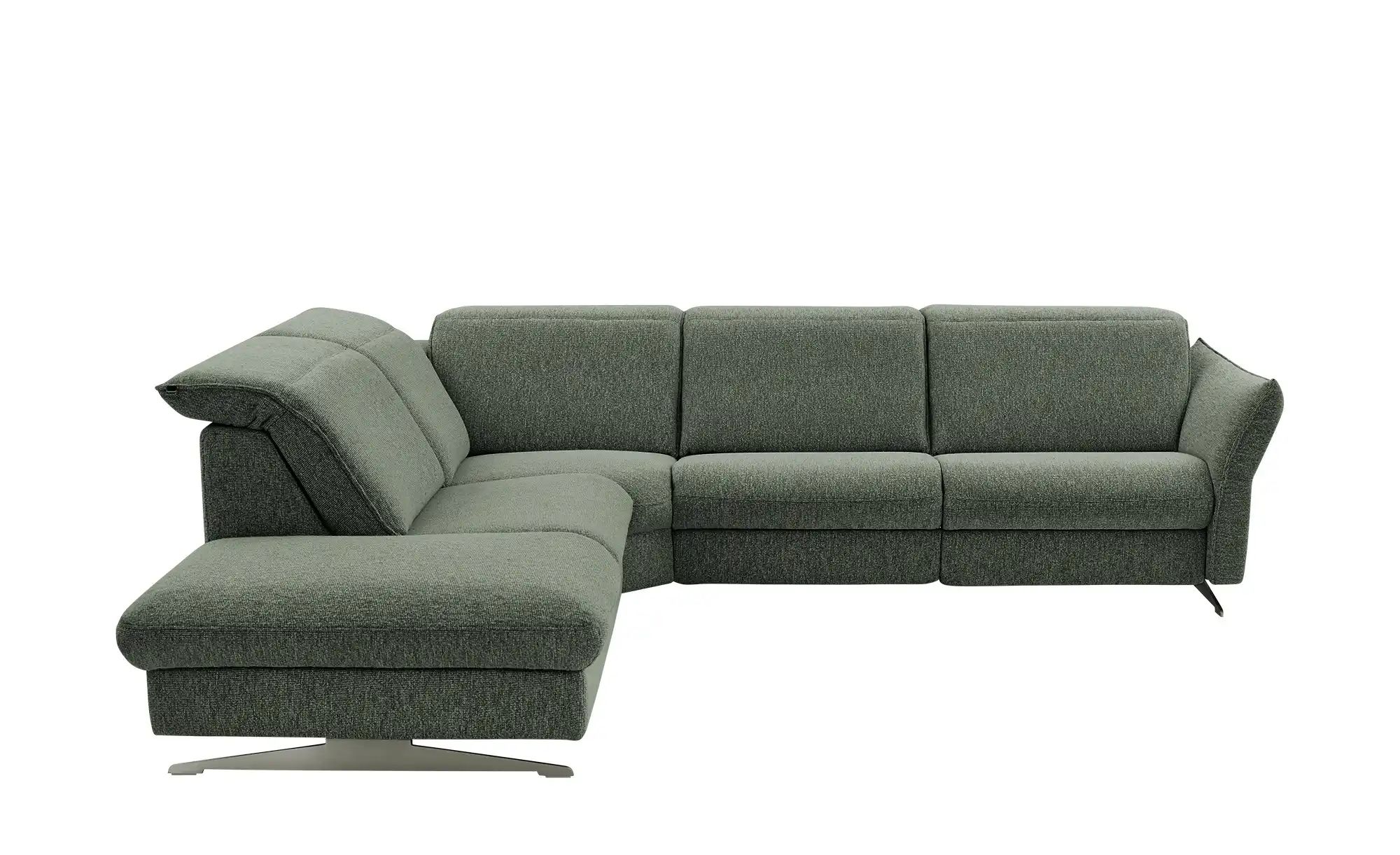 Hukla Ecksofa Mikrofaser Michelle ¦ grün ¦ Maße (cm): B: 292 H: 99 T: 258.0 günstig online kaufen