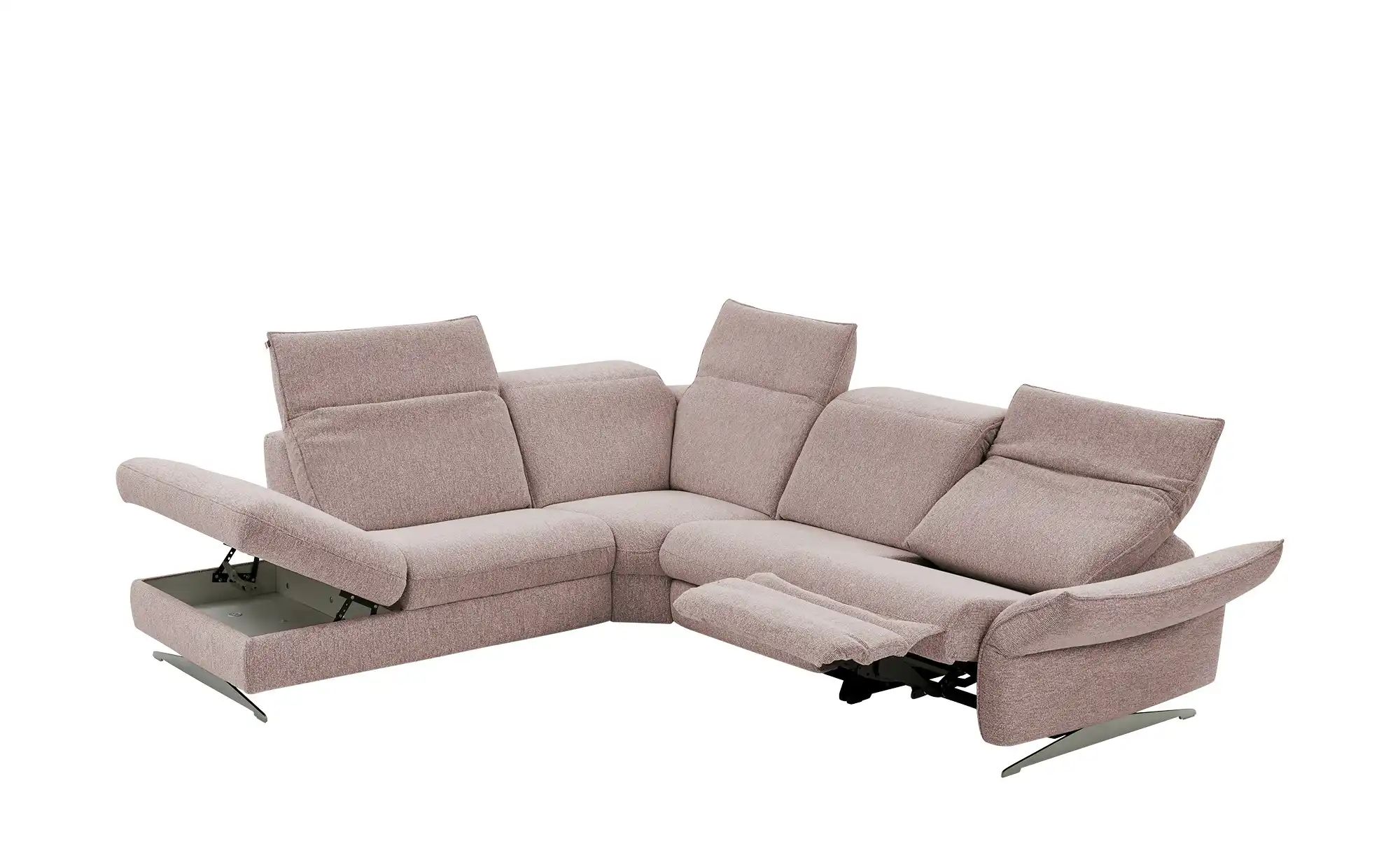 Thumbnail - Hukla Ecksofa Mikrofaser Michelle ¦ rosa/pink ¦ Maße (cm): B: 292 H: 99 T: 258.0 Polstermöbel > Sofas > Ecksofas - Höffn...