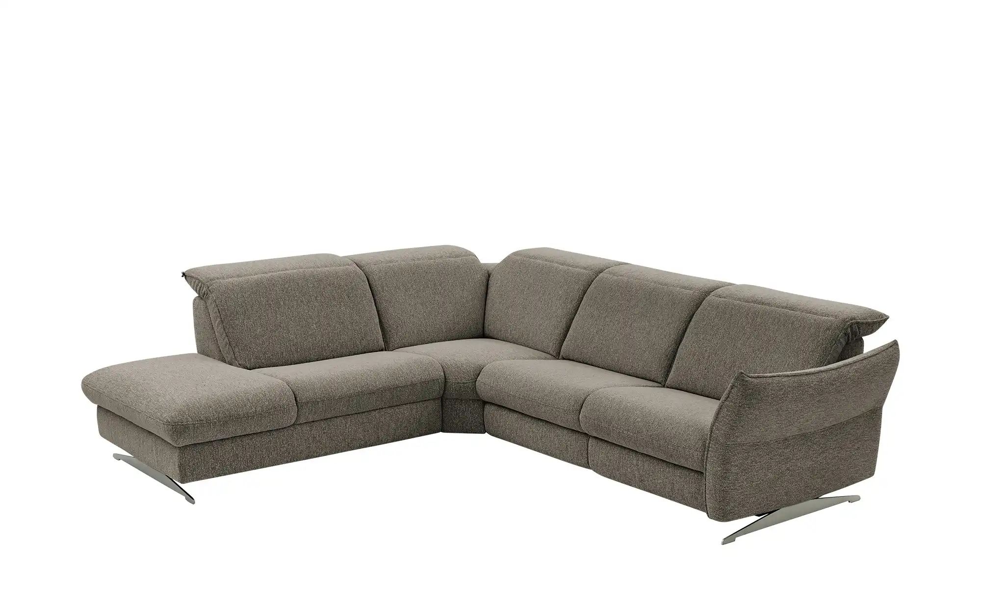 Hukla Ecksofa Mikrofaser Michelle ¦ grau ¦ Maße (cm): B: 292 H: 99 T: 258.0 günstig online kaufen