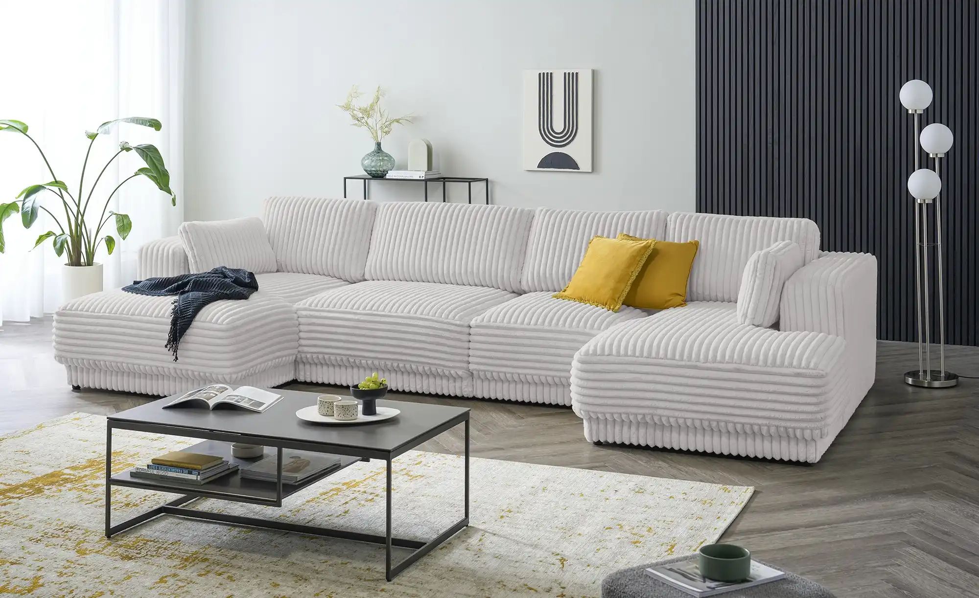 Thumbnail - switch Wohnlandschaft  Torrino ¦ grau ¦ Maße (cm): B: 420 H: 95 T: 173.0 Polstermöbel > Sofas > Wohnlandschaften - Höffn...
