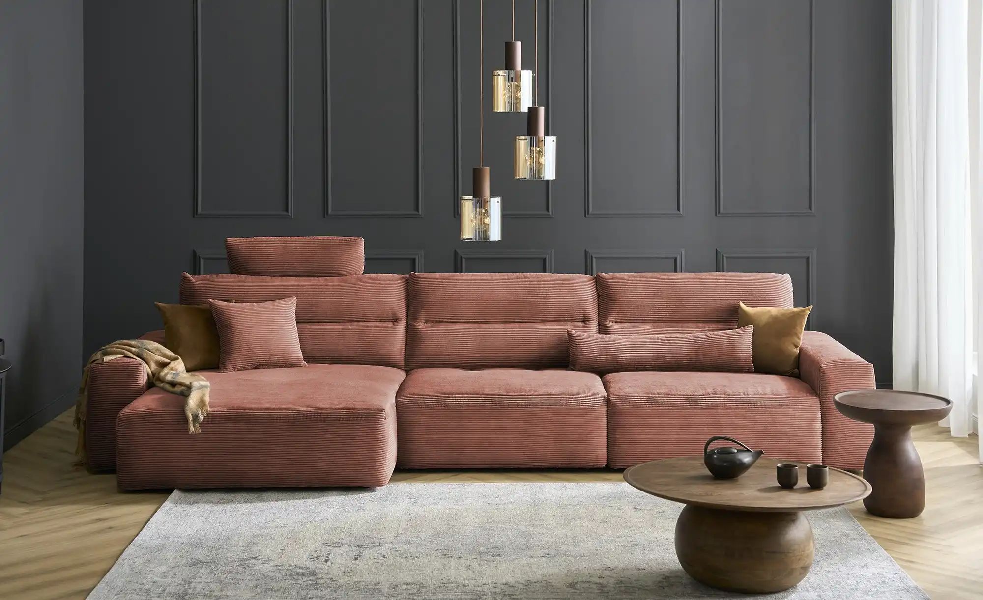 Thumbnail - Max Schelling Ecksofa  Mayfair ¦ braun ¦ Maße (cm): B: 376 H: 159 T: 119.0 Polstermöbel > Sofas > Ecksofas - Höffner