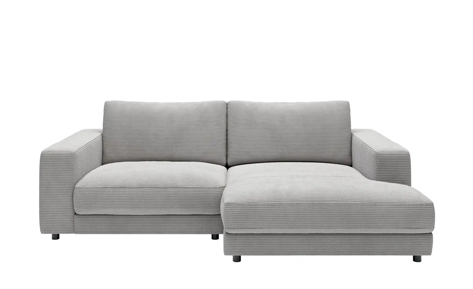 Jette Home Ecksofa in Cord Sila ¦ grau ¦ Maße (cm): B: 250 H: 85 T: 170 Pol günstig online kaufen