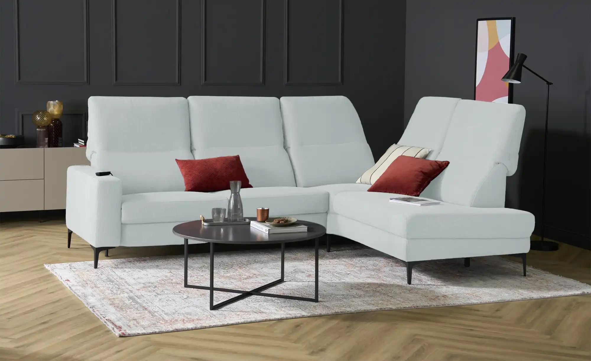 Max Schelling Ecksofa  Maximum Premium ¦ blau Polstermöbel > Sofas > Ecksof günstig online kaufen