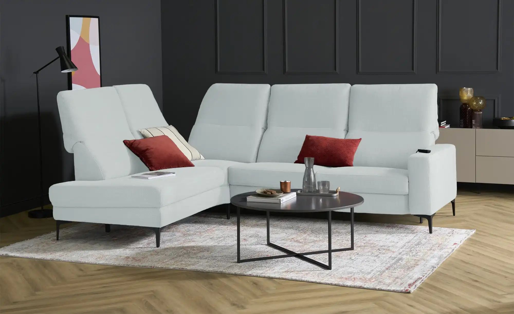 Max Schelling Ecksofa  Maximum Premium ¦ blau Polstermöbel > Sofas > Ecksof günstig online kaufen