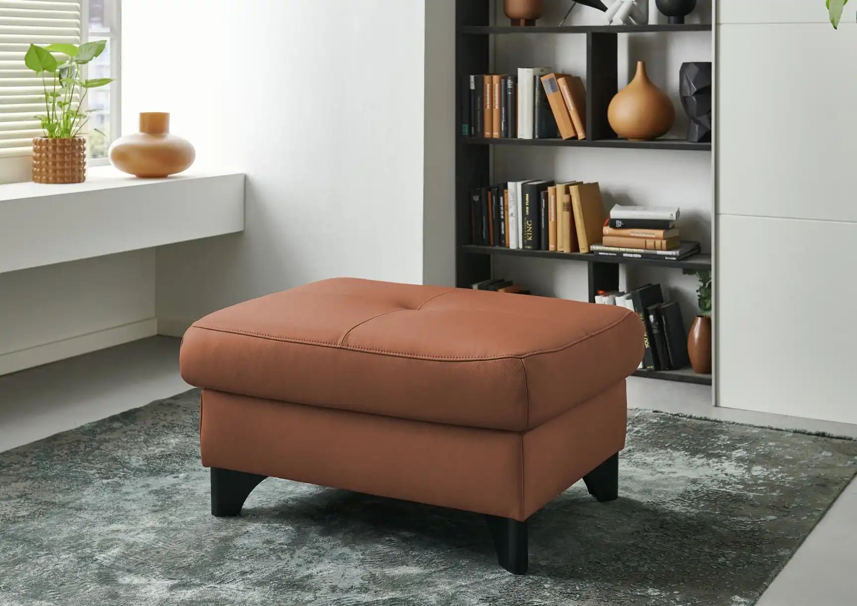 meinSofa Hocker  Linda ¦ braun Polstermöbel > Hocker - Höffner günstig online kaufen