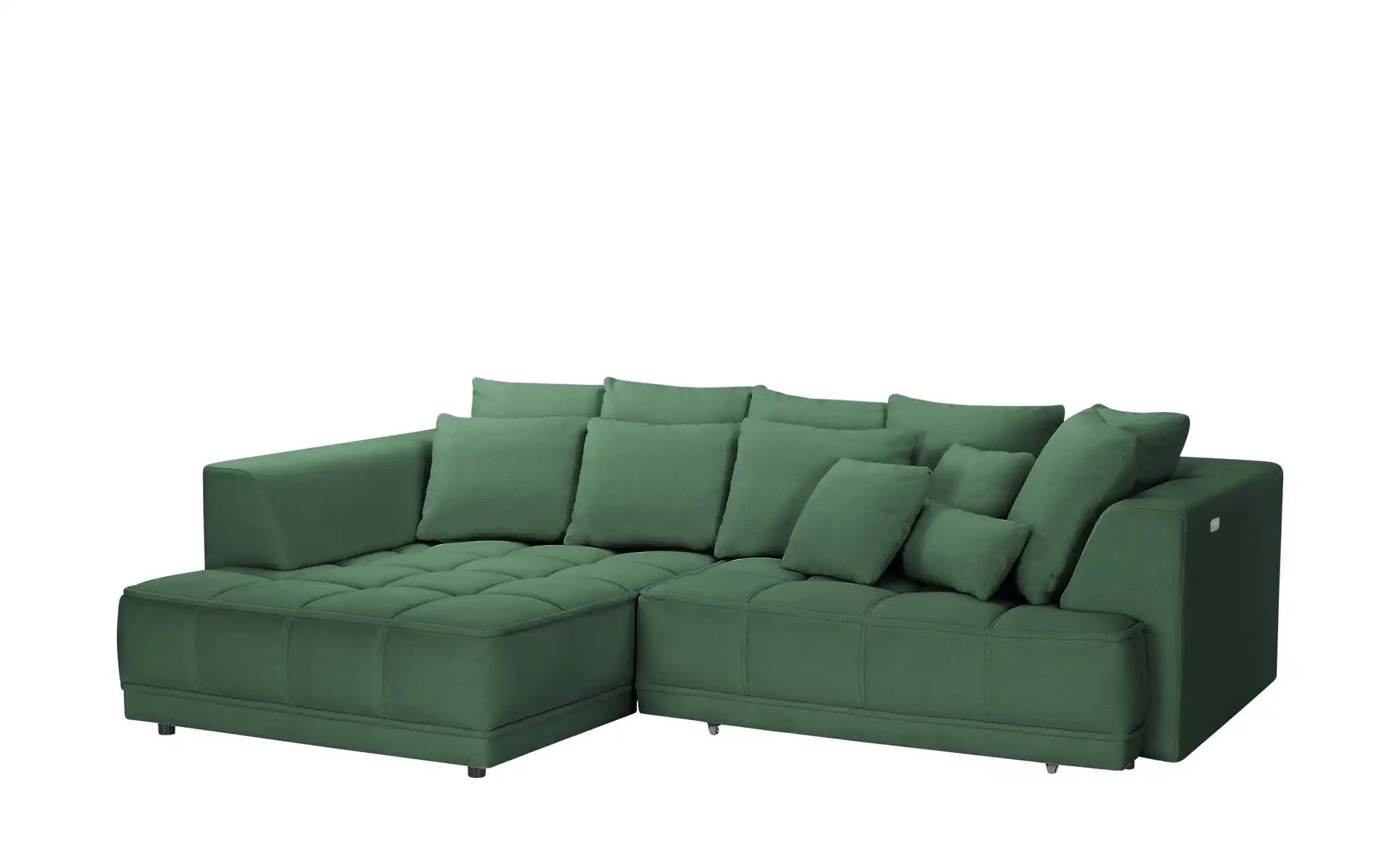 Thumbnail - switch Ecksofa  Tiga ¦ grün ¦ Maße (cm): B: 285 H: 88 T: 205.0 Polstermöbel > Sofas > Ecksofas - Höffner