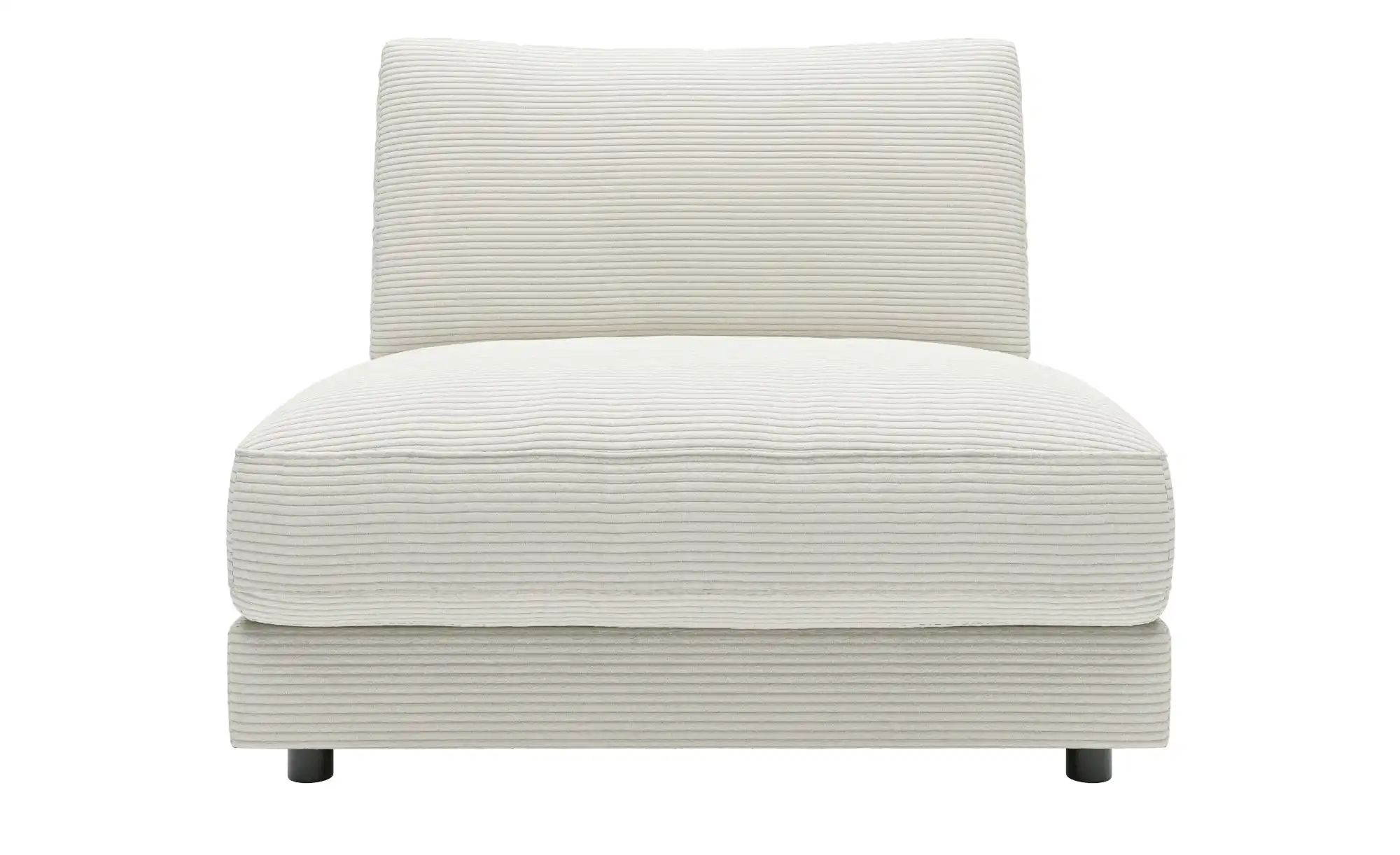 Jette Home Element Einsitzer ohne Armlehne in Cord Sila ¦ weiß ¦ Maße (cm): B: 100 H: 85 T: 127.0 Polstermöbel > Sofas > Modulsofas - Höffner