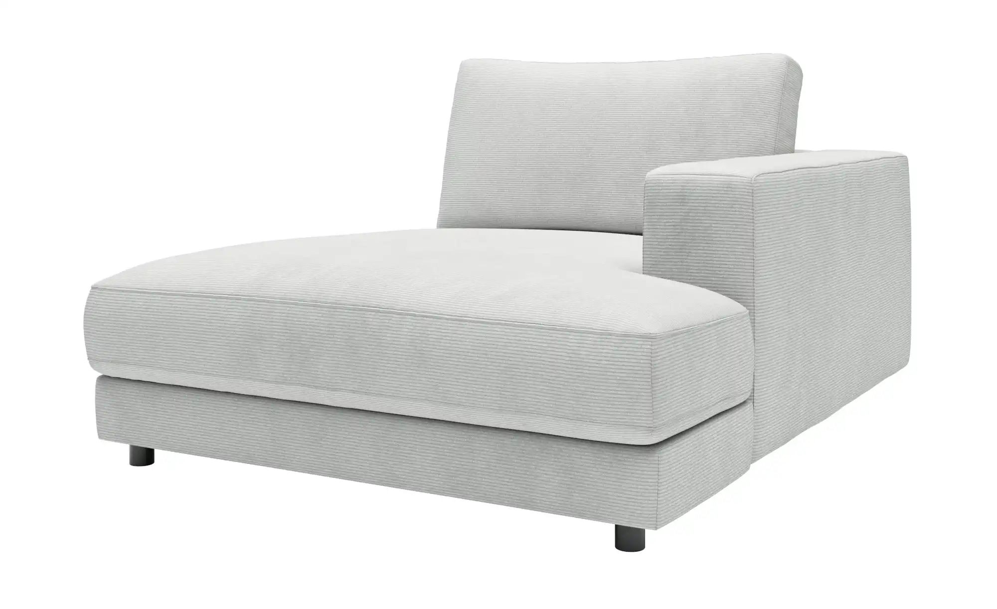 Thumbnail - Jette Home Element Ottomane rechts in Feincord Sila ¦ grau ¦ Maße (cm): B: 125 H: 85 T: 170.0 Polstermöbel > Sofas > Mod...