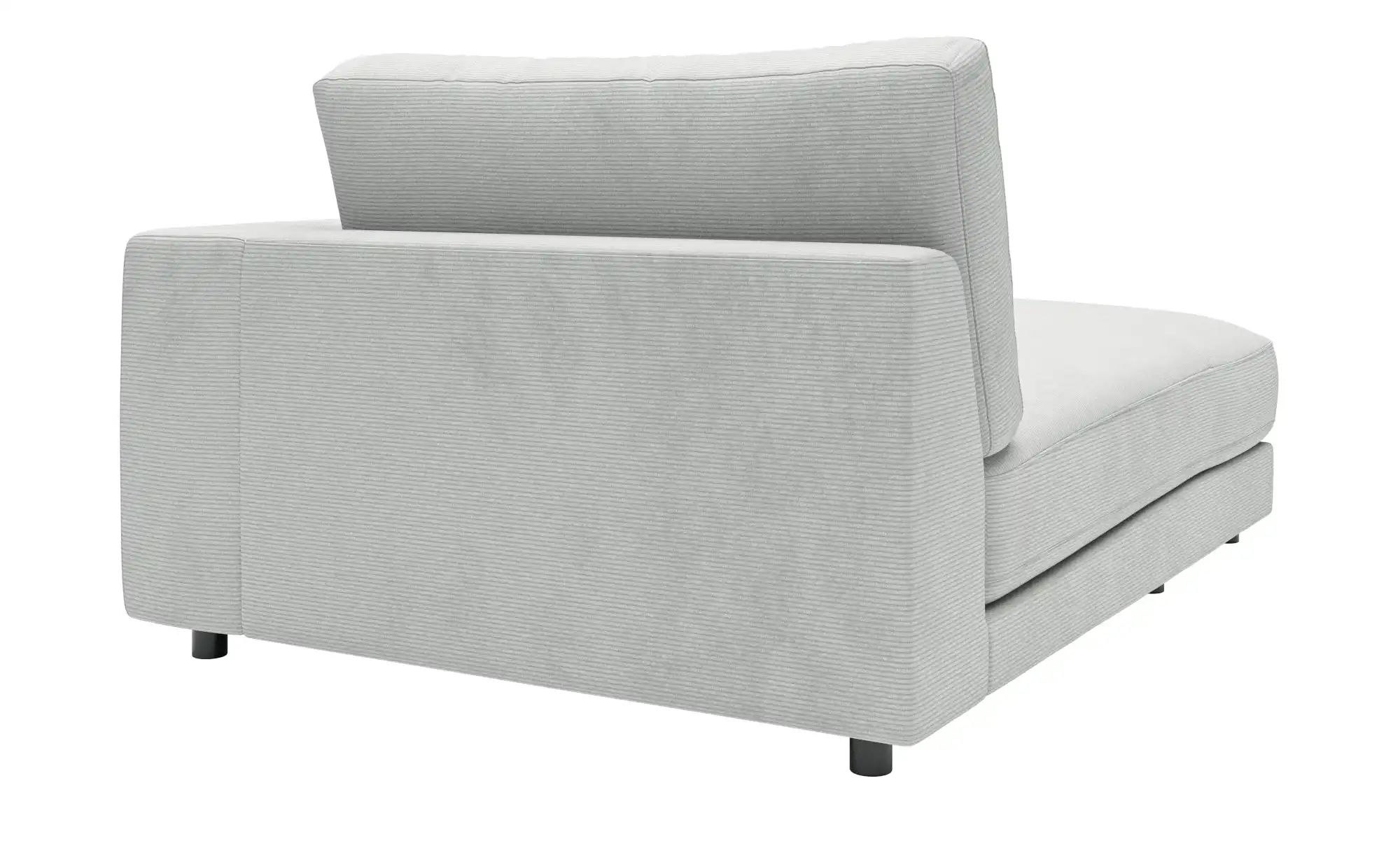 Thumbnail - Jette Home Element Ottomane rechts in Feincord Sila ¦ grau ¦ Maße (cm): B: 125 H: 85 T: 170.0 Polstermöbel > Sofas > Mod...