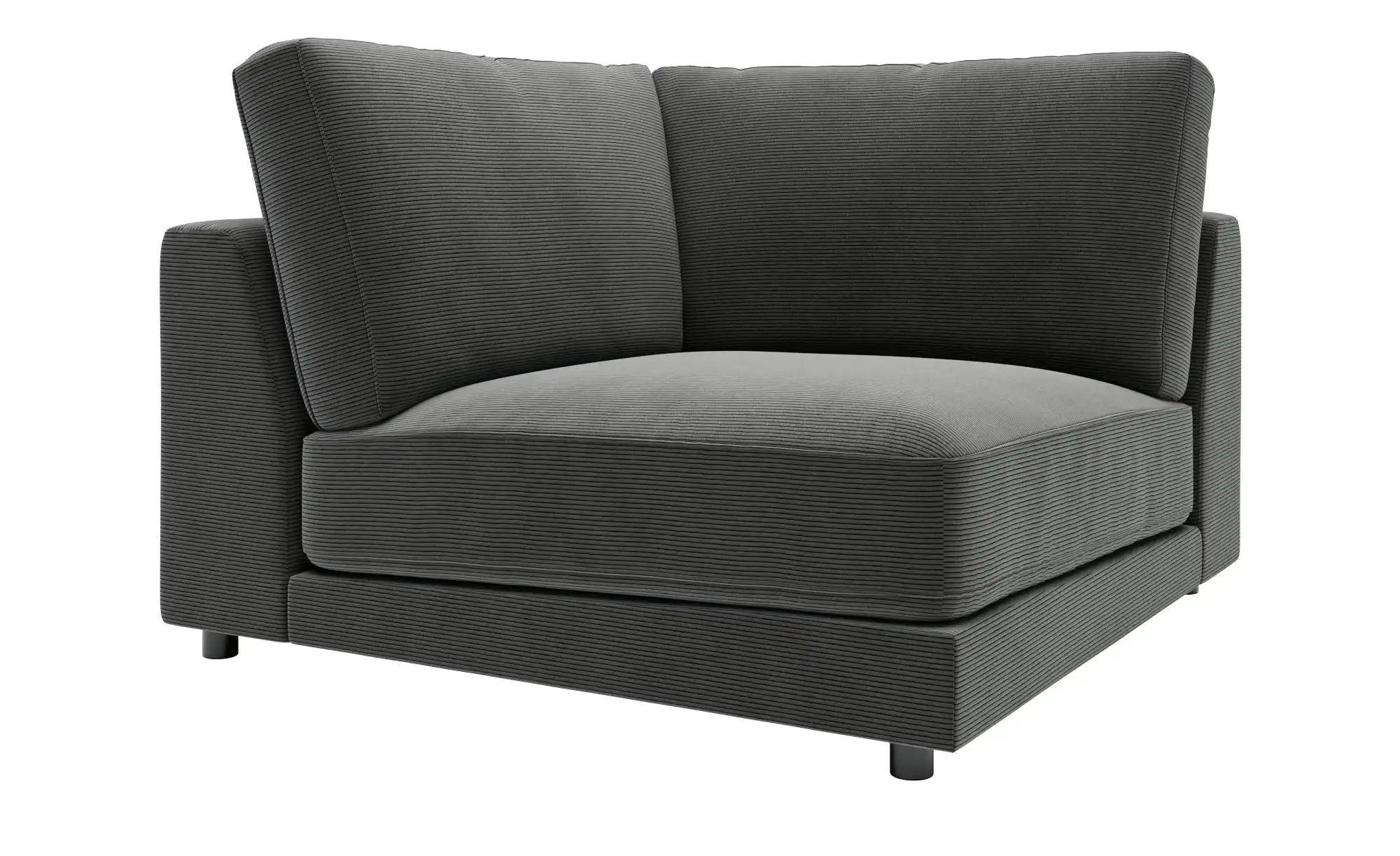 Thumbnail - Jette Home Element Ecke in Feincord Sila ¦ grau ¦ Maße (cm): B: 120 H: 85 T: 127.0 Polstermöbel > Sofas > Modulsofas - H...