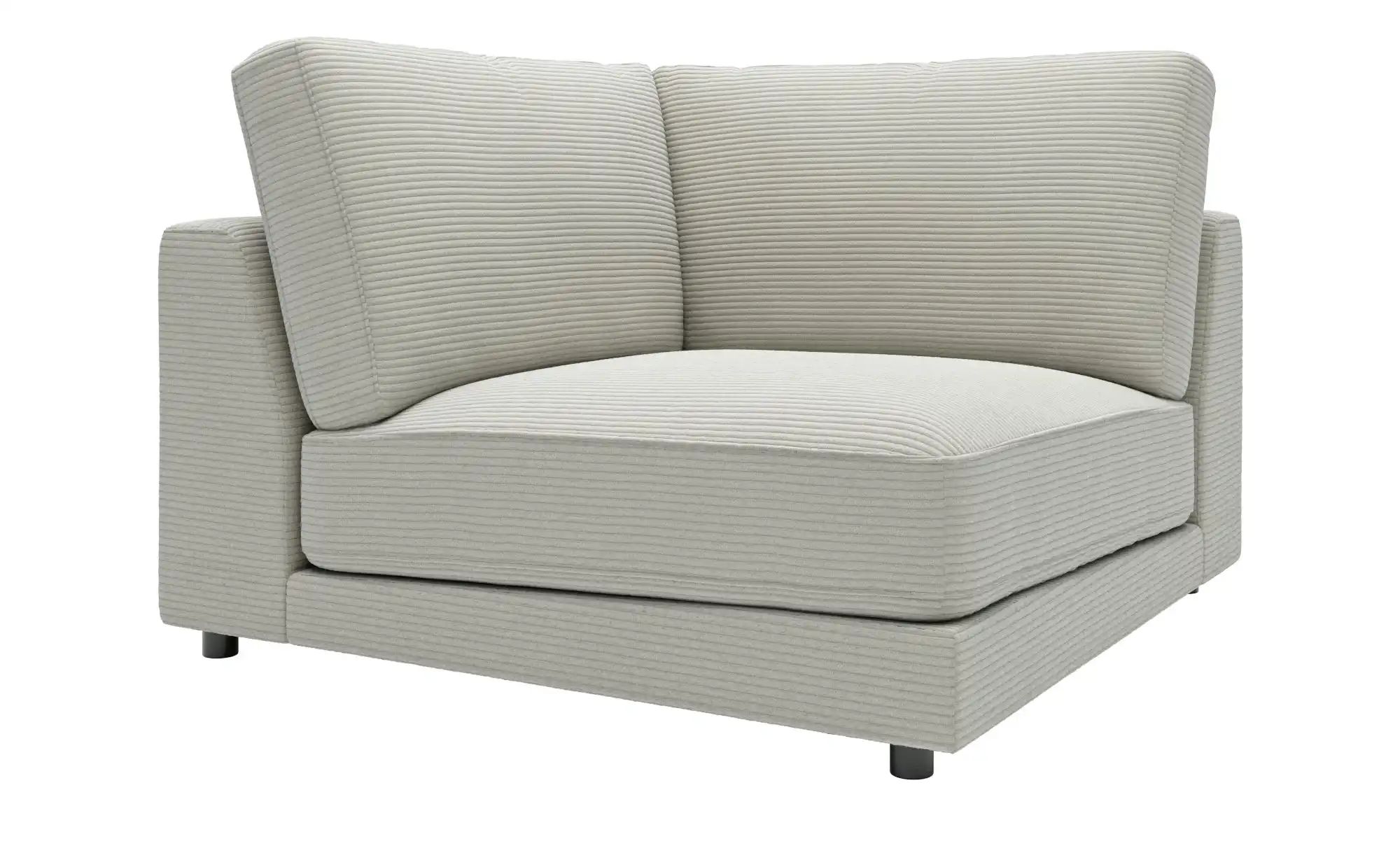Thumbnail - Jette Home Element Ecke in Cord Sila ¦ grau ¦ Maße (cm): B: 120 H: 85 T: 125.0 Polstermöbel > Sofas > Modulsofas - Höffn...